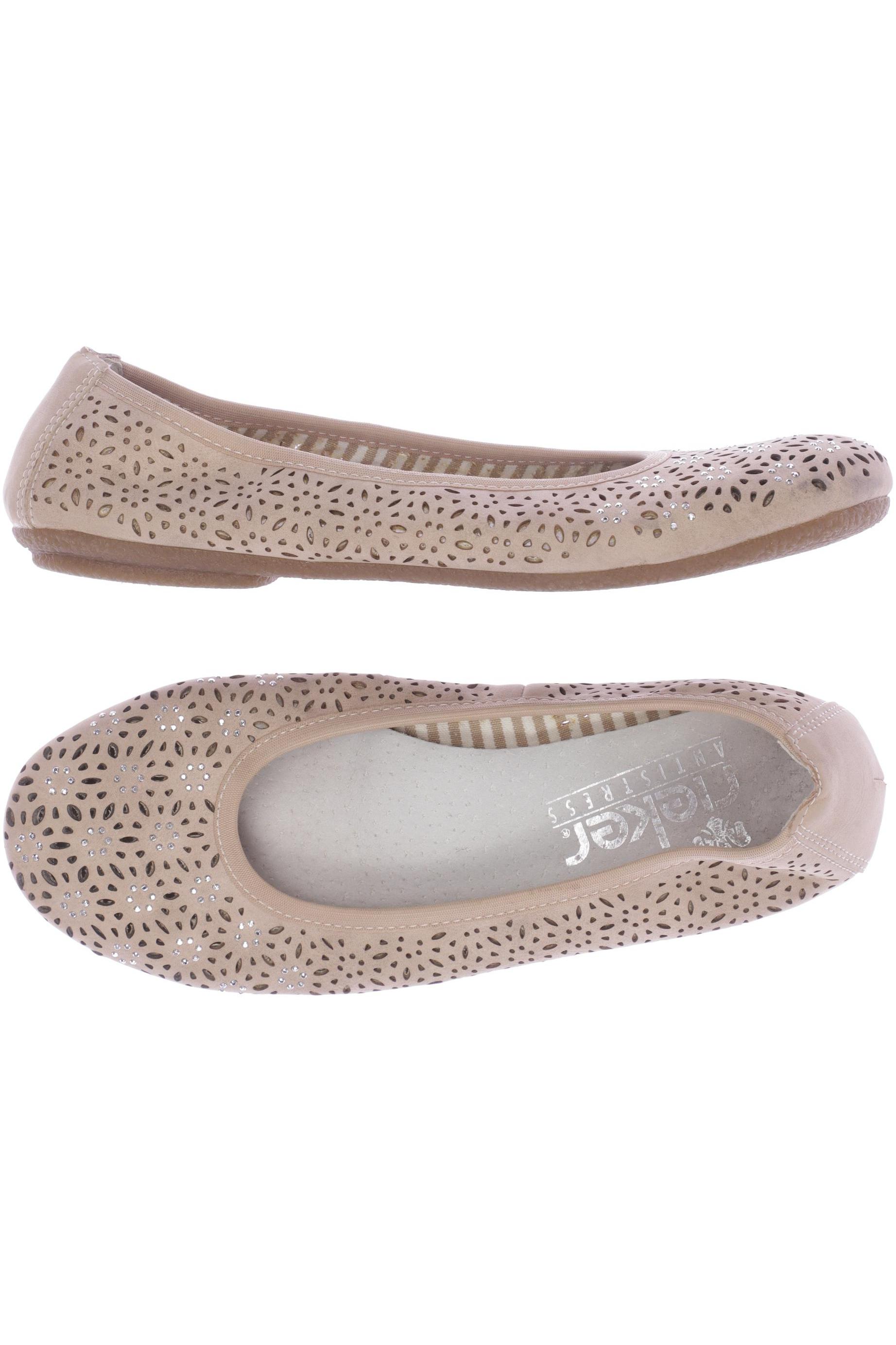 

Rieker Damen Ballerinas, beige, Gr. 37