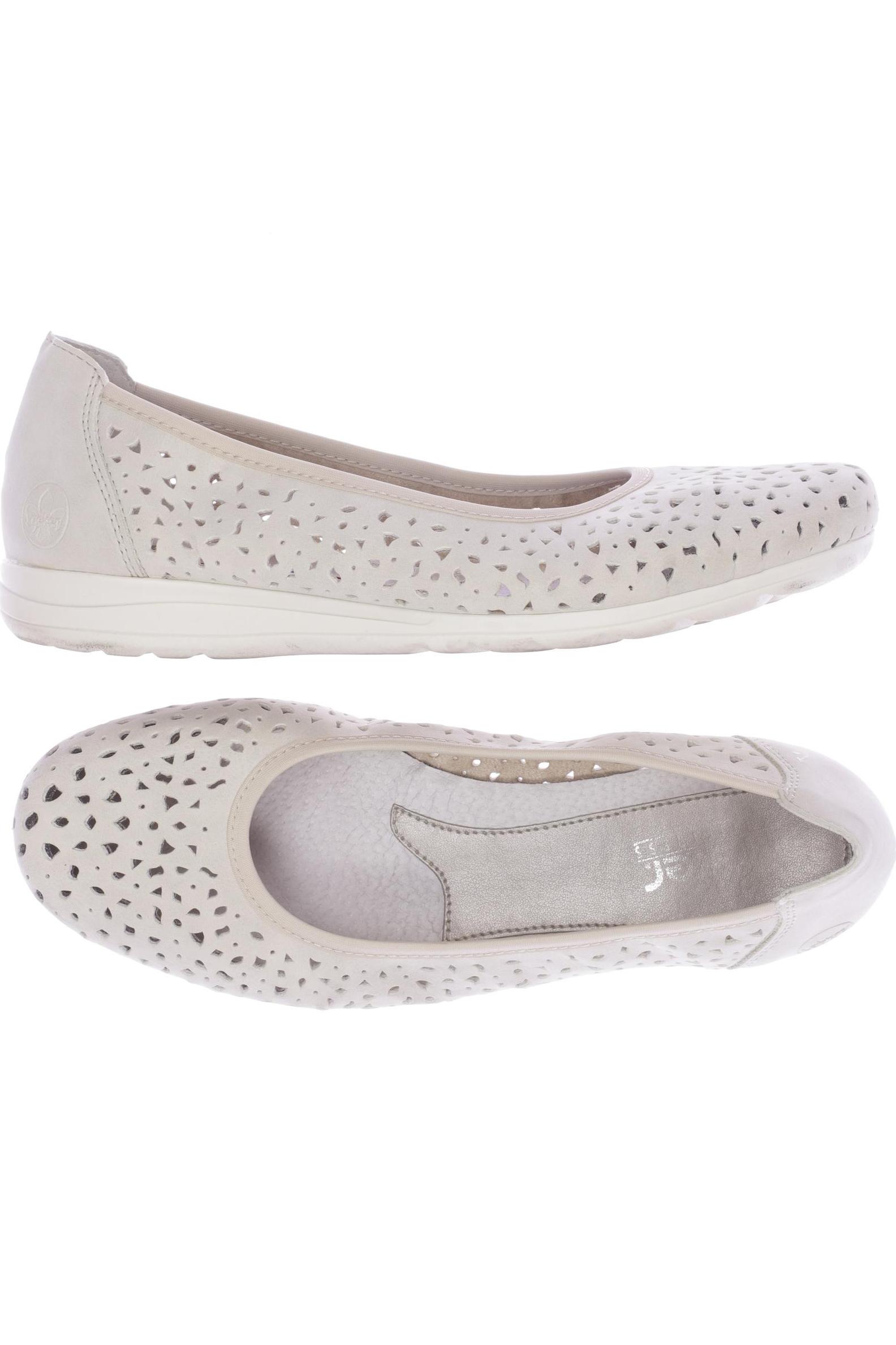 

Rieker Damen Ballerinas, cremeweiß, Gr. 38
