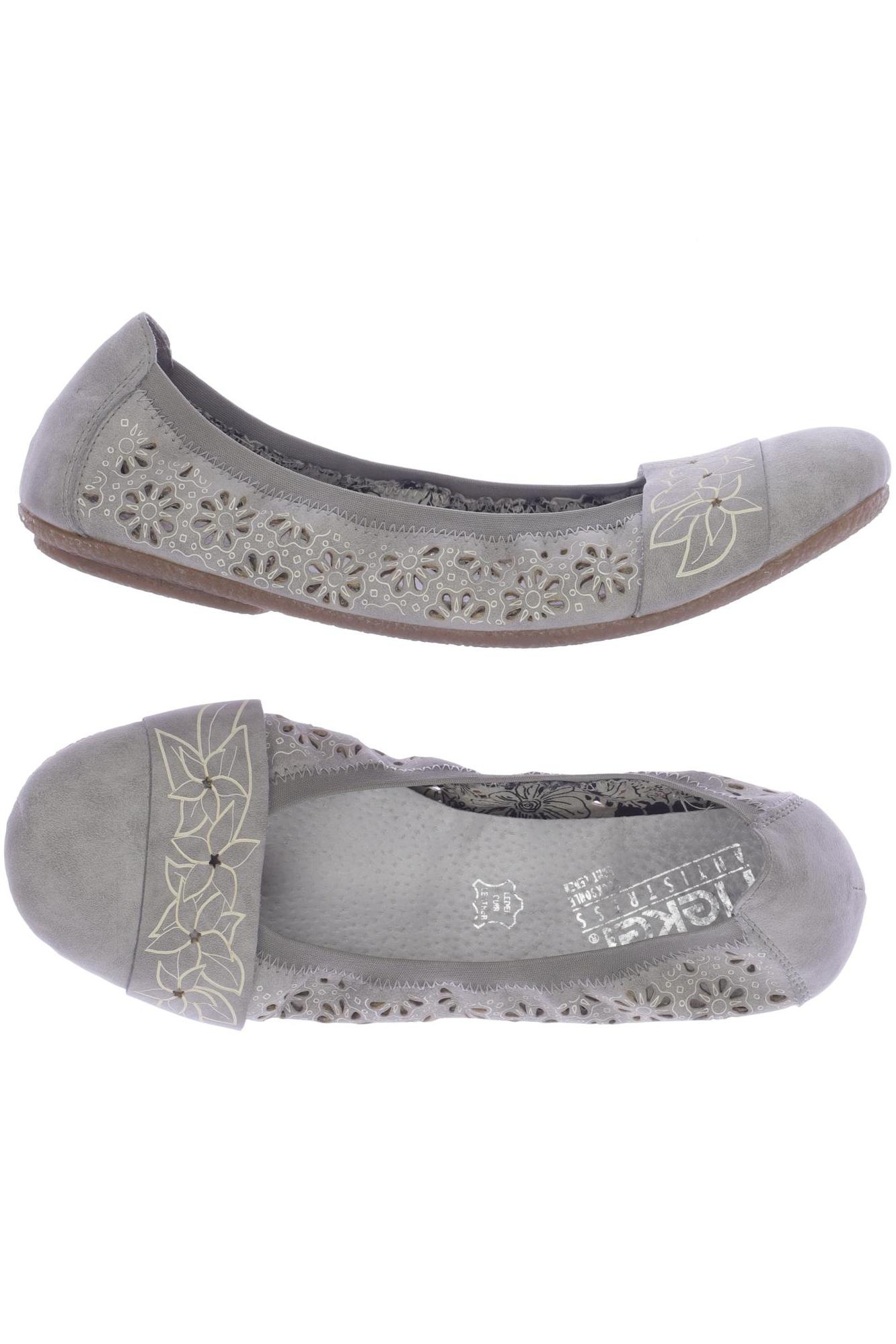 

Rieker Damen Ballerinas, grau