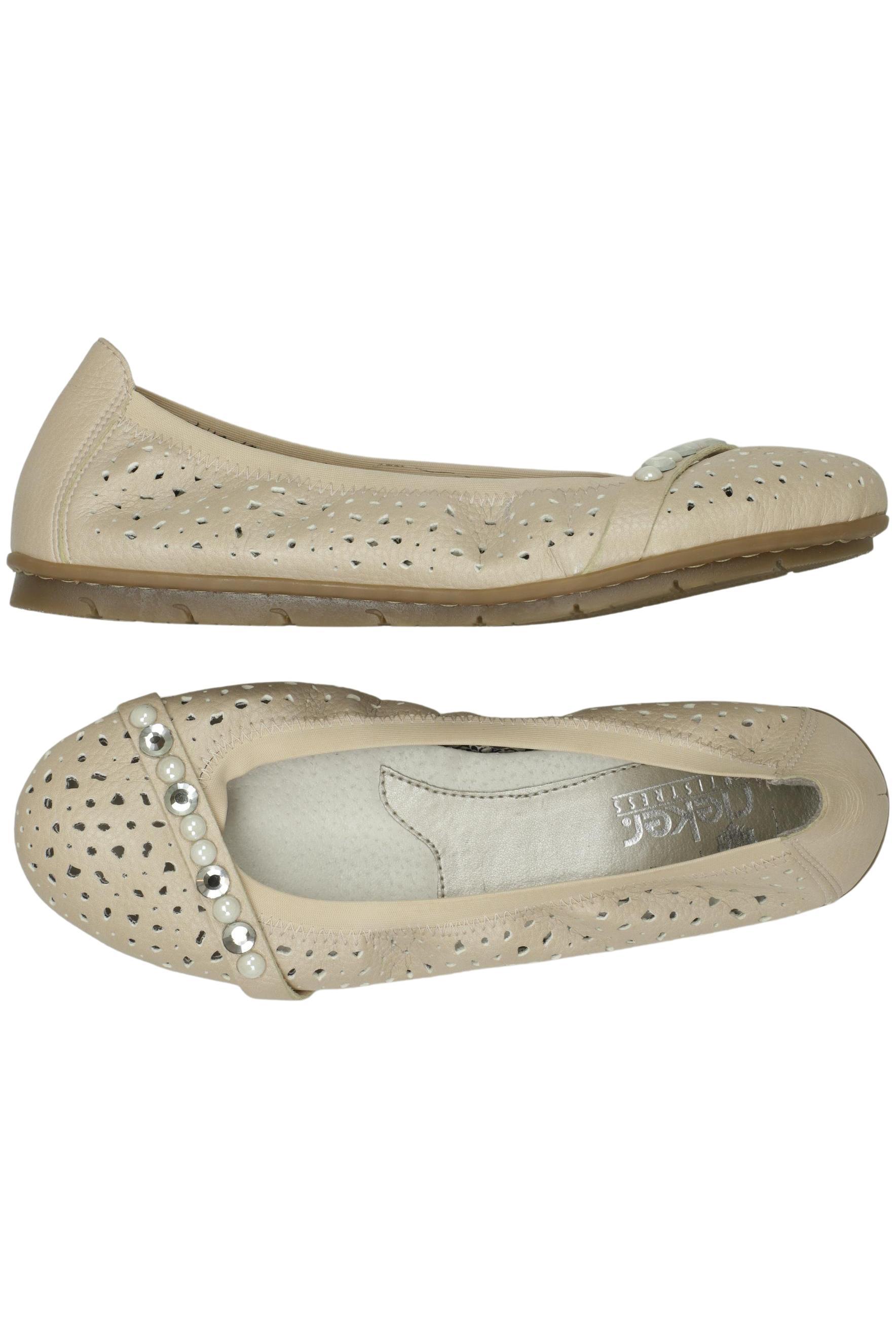 

Rieker Damen Ballerinas, beige, Gr. 39