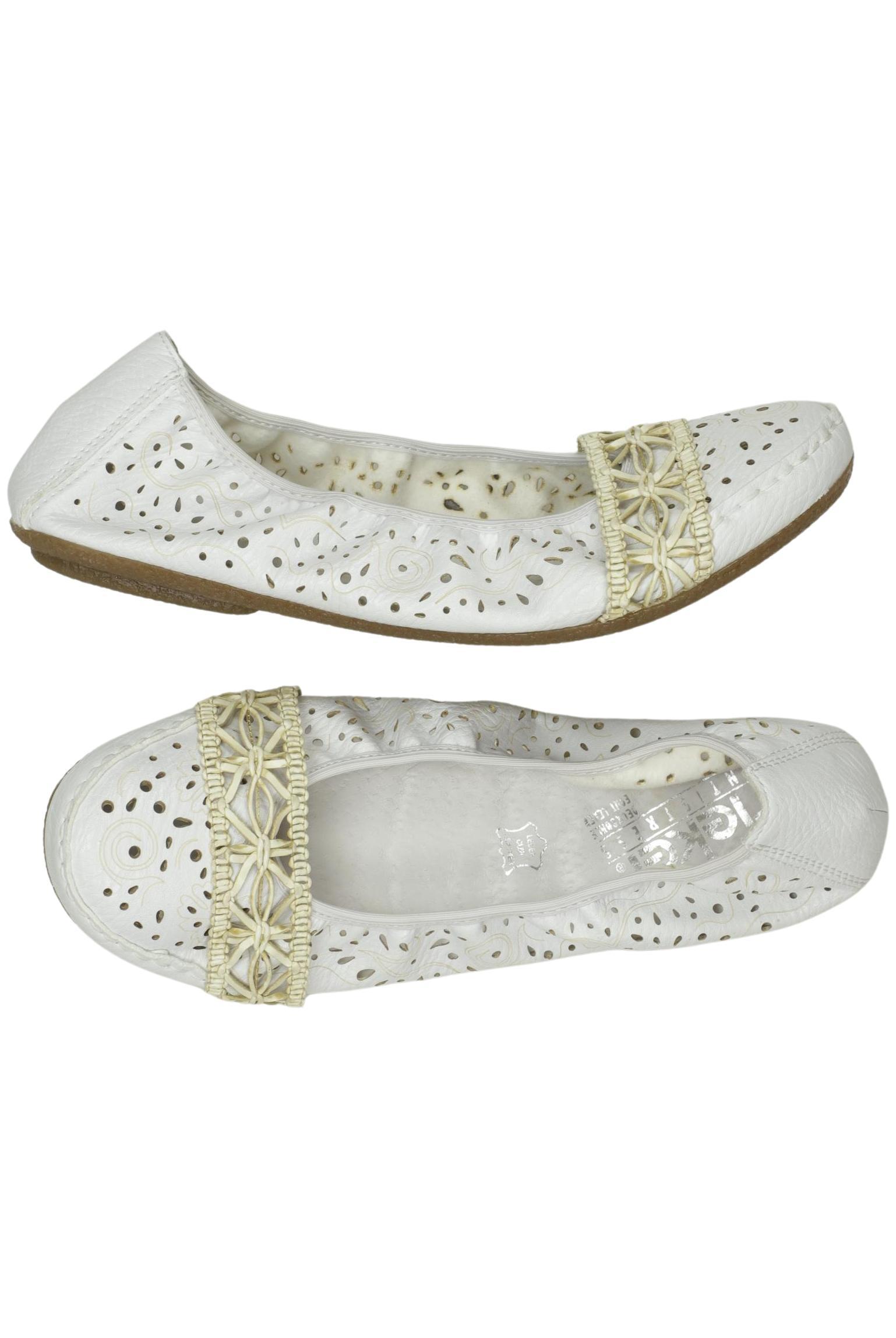 

Rieker Damen Ballerinas, weiß, Gr. 40