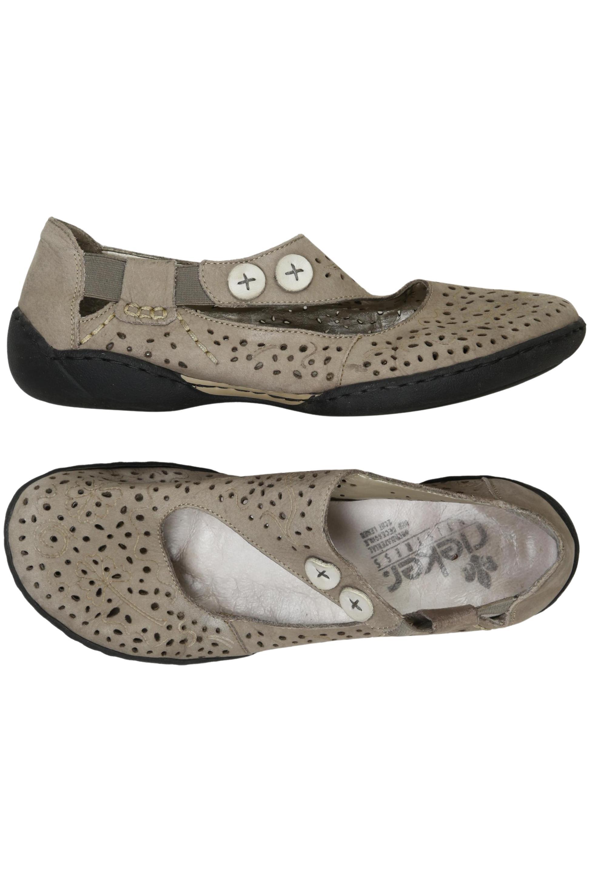

Rieker Damen Ballerinas, beige, Gr. 40
