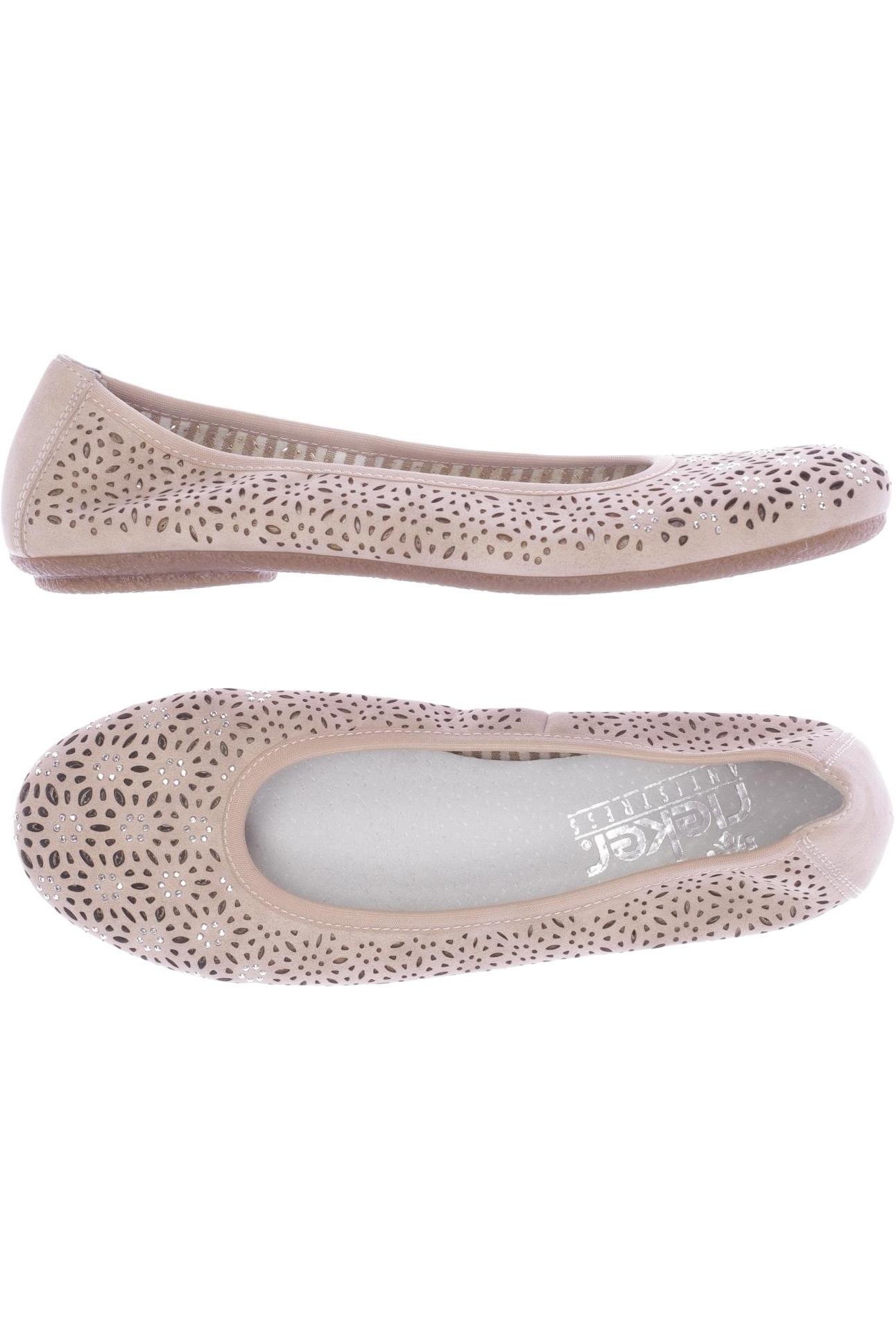 

Rieker Damen Ballerinas, beige, Gr. 39