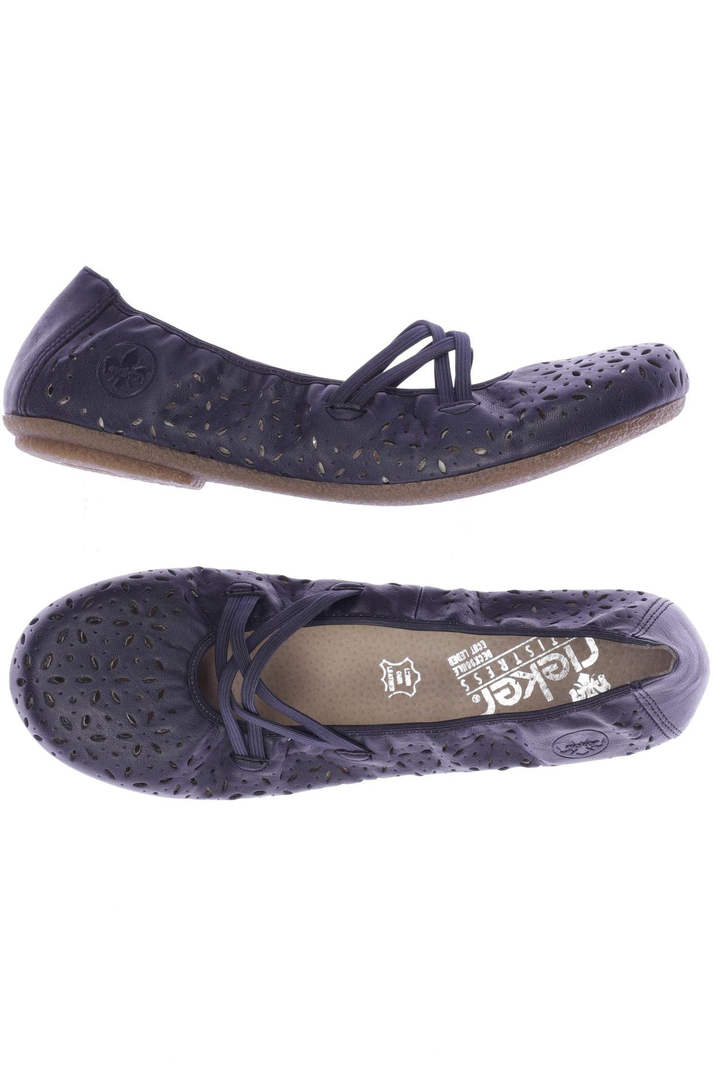 

Rieker Damen Ballerinas, marineblau, Gr. 41