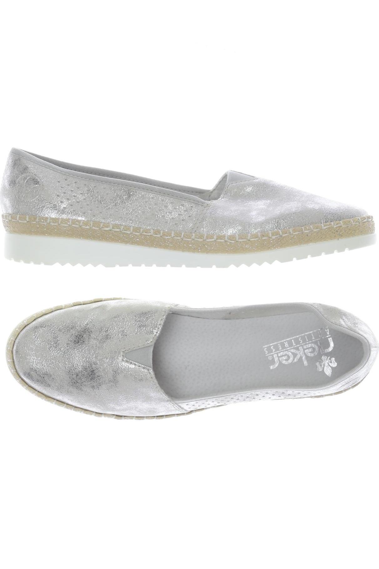 

Rieker Damen Ballerinas, silber, Gr. 42