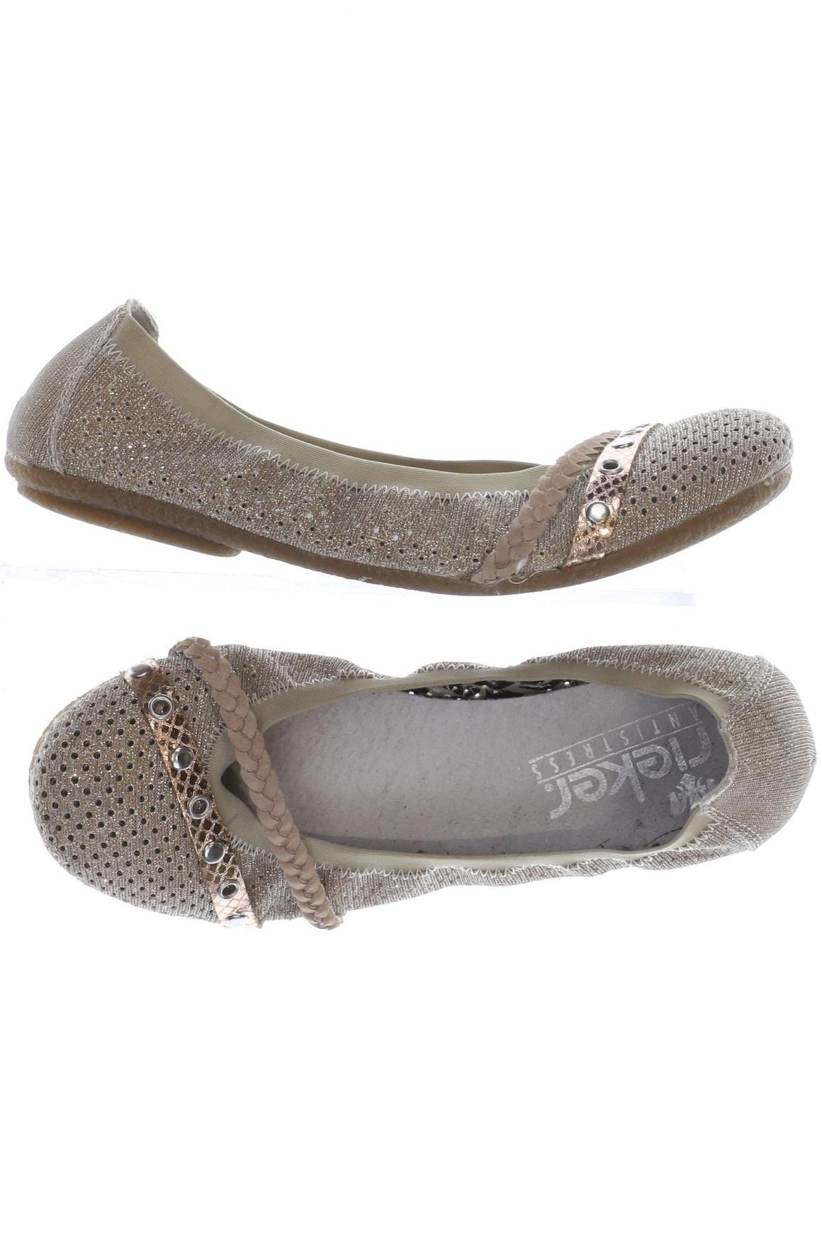 

Rieker Damen Ballerinas, beige, Gr. 37