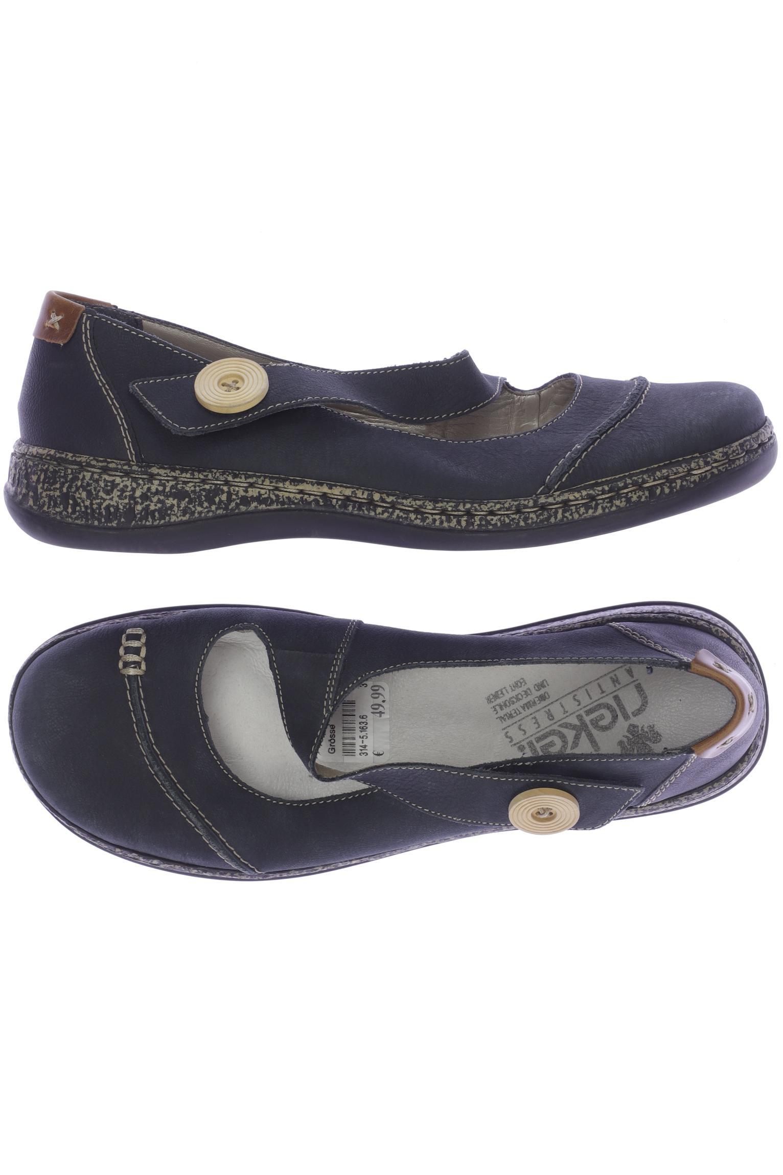 

Rieker Damen Ballerinas, marineblau, Gr. 40