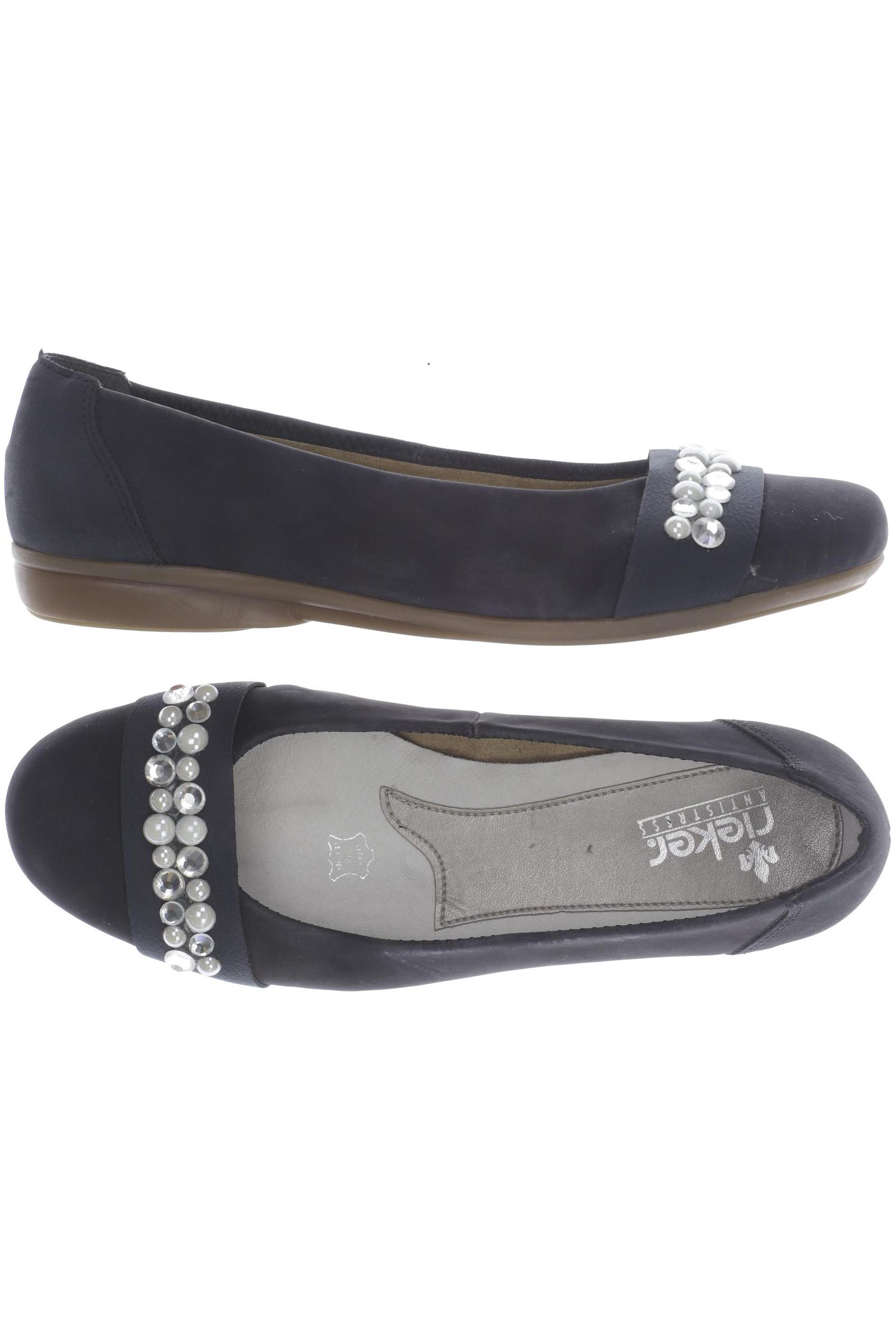 

Rieker Damen Ballerinas, marineblau