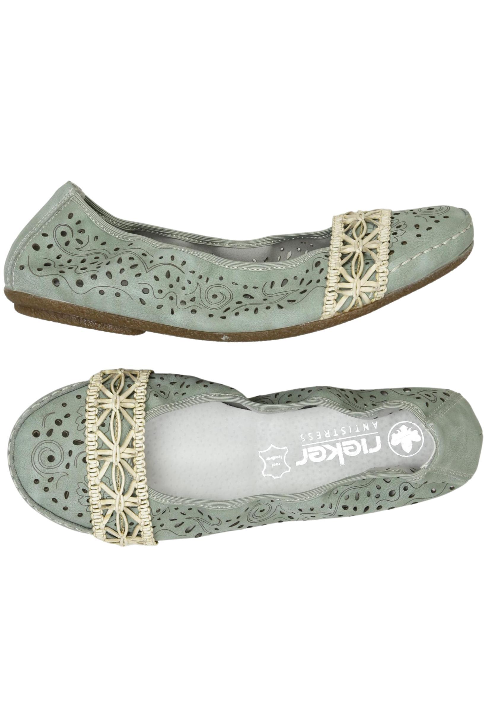 

Rieker Damen Ballerinas, türkis, Gr. 39