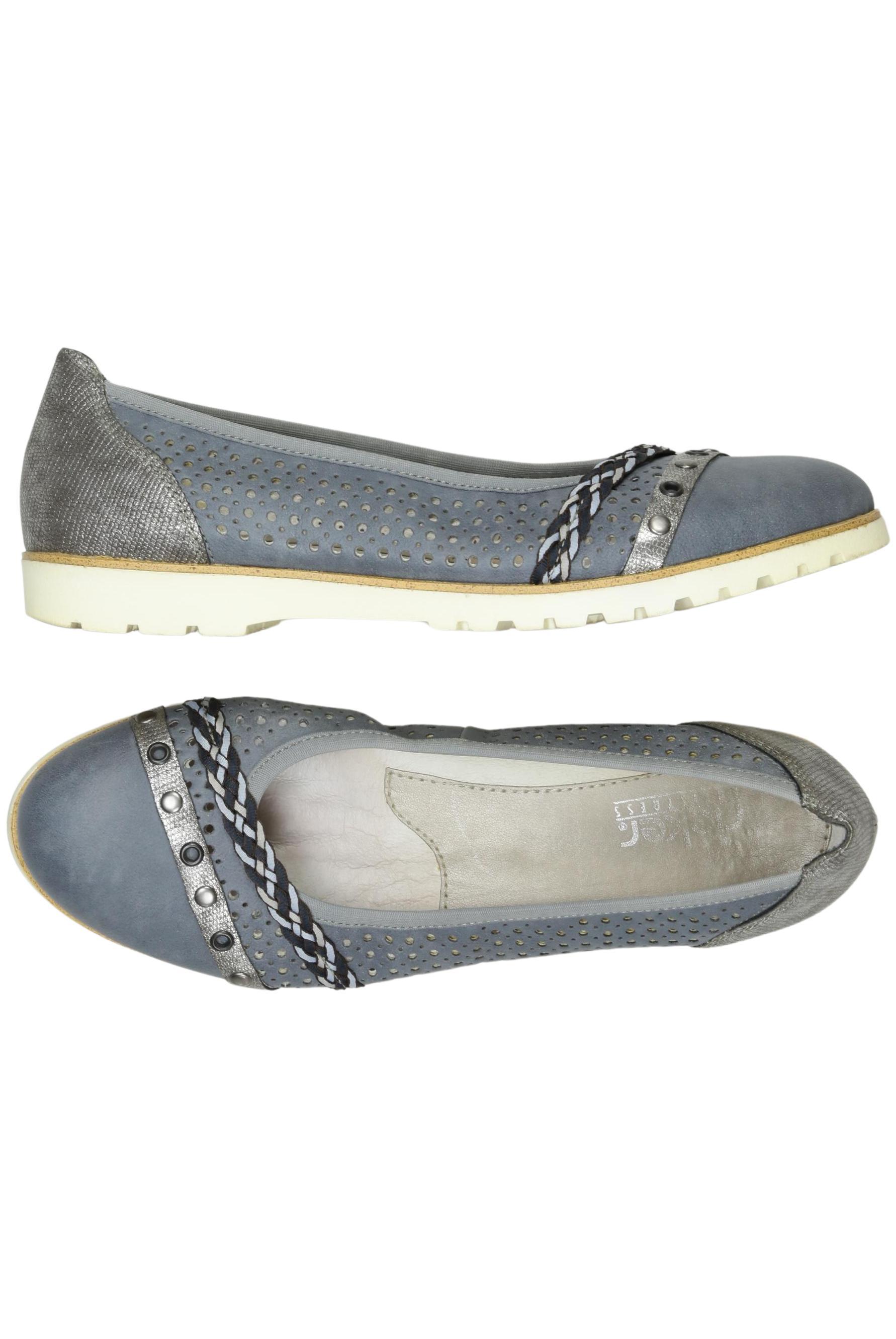 

Rieker Damen Ballerinas, grau, Gr. 40