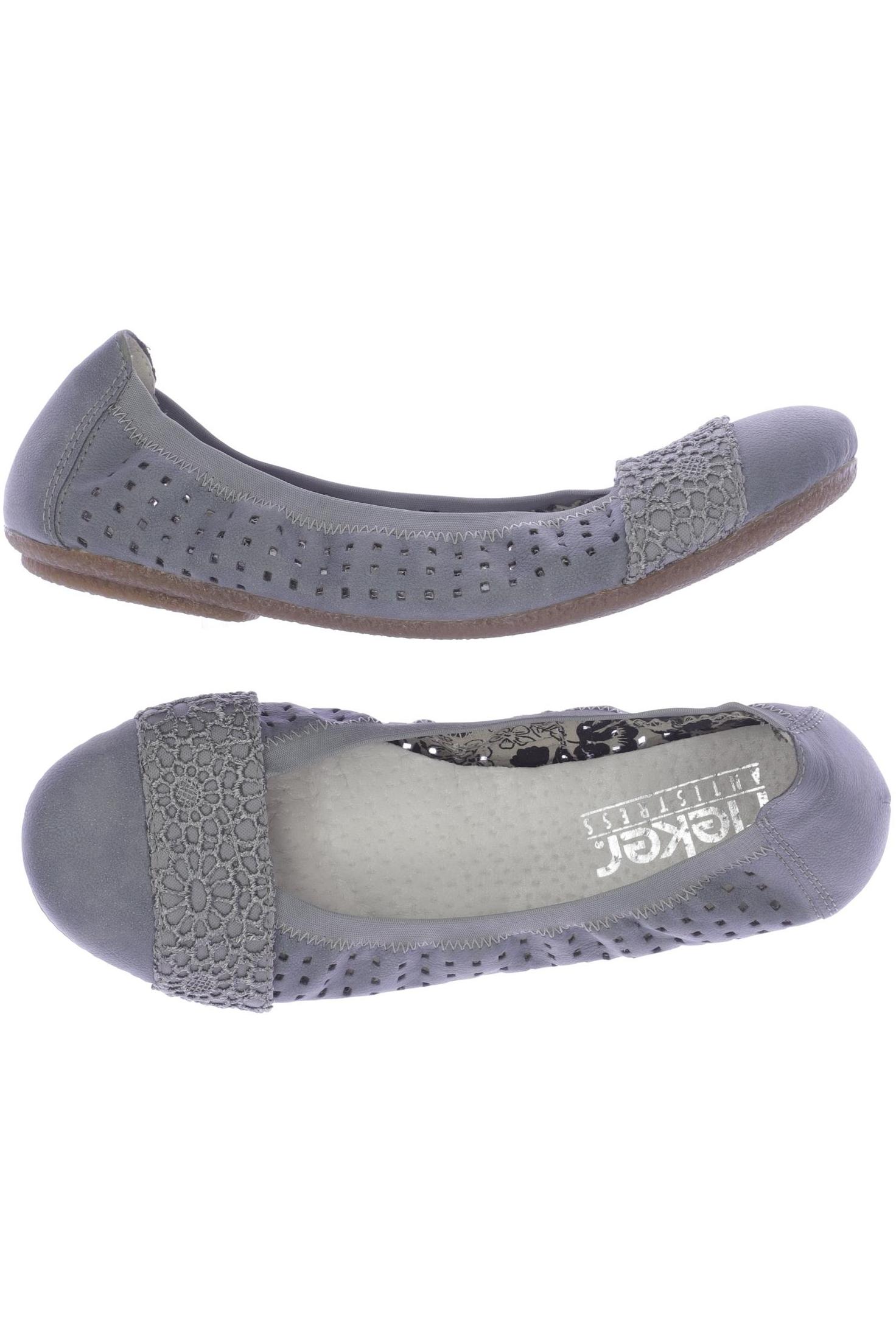 

Rieker Damen Ballerinas, blau, Gr. 39