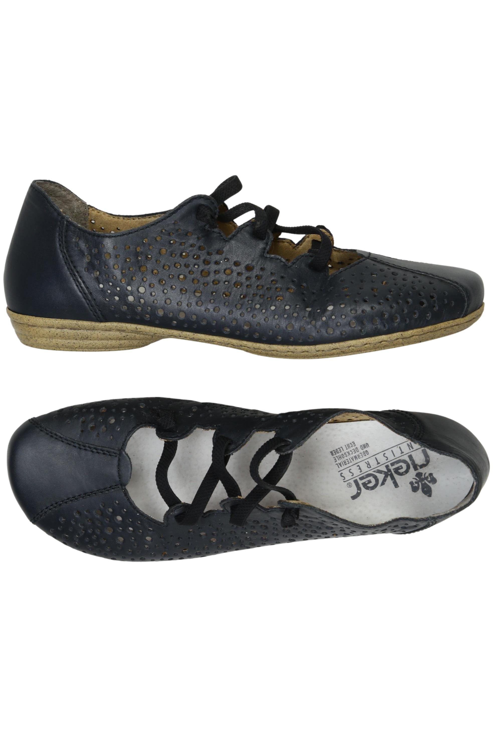 

Rieker Damen Ballerinas, marineblau, Gr. 42