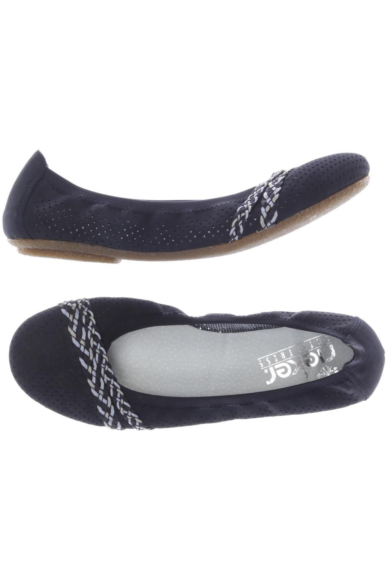 

Rieker Damen Ballerinas, marineblau, Gr. 40