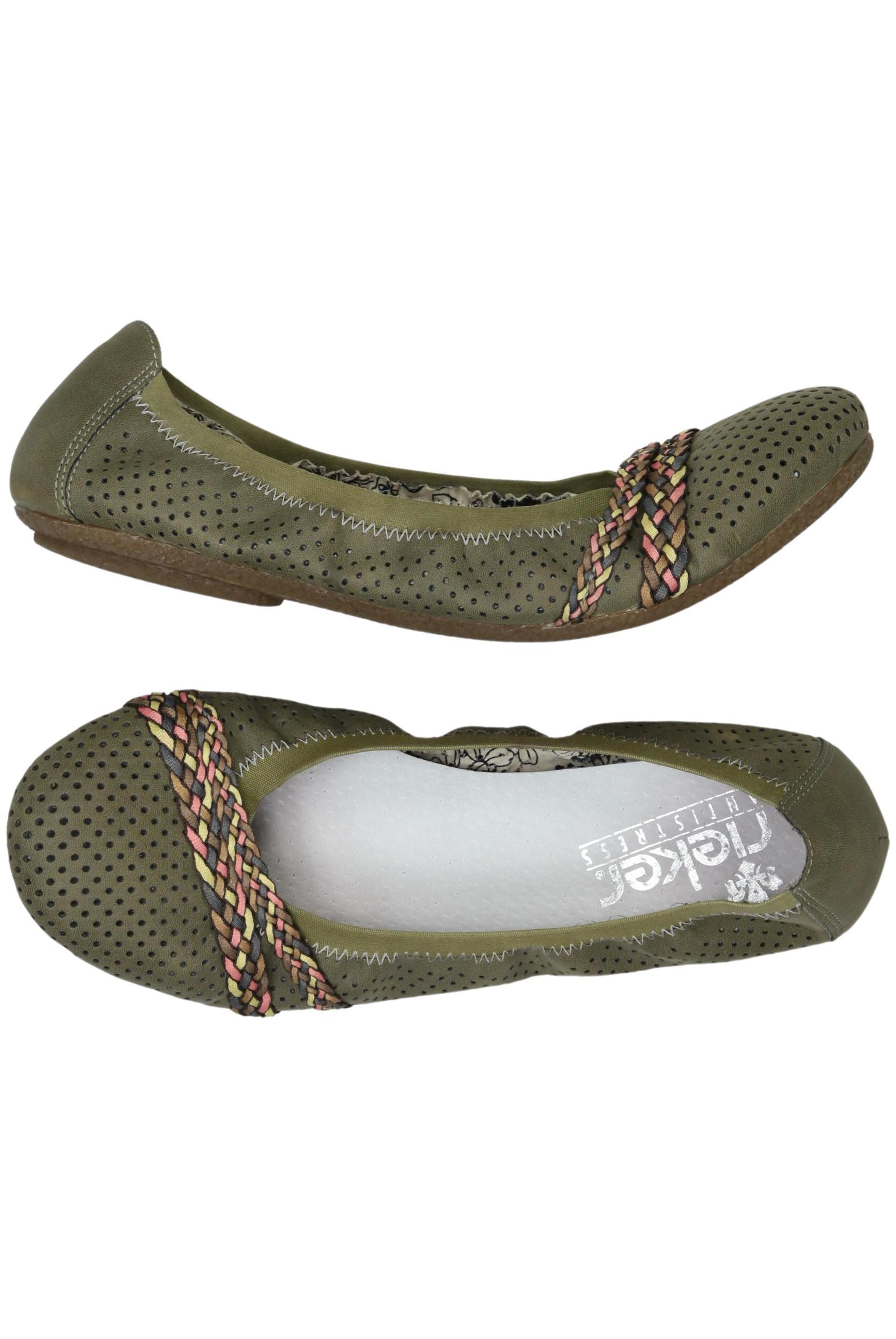 

Rieker Damen Ballerinas, grün, Gr. 40