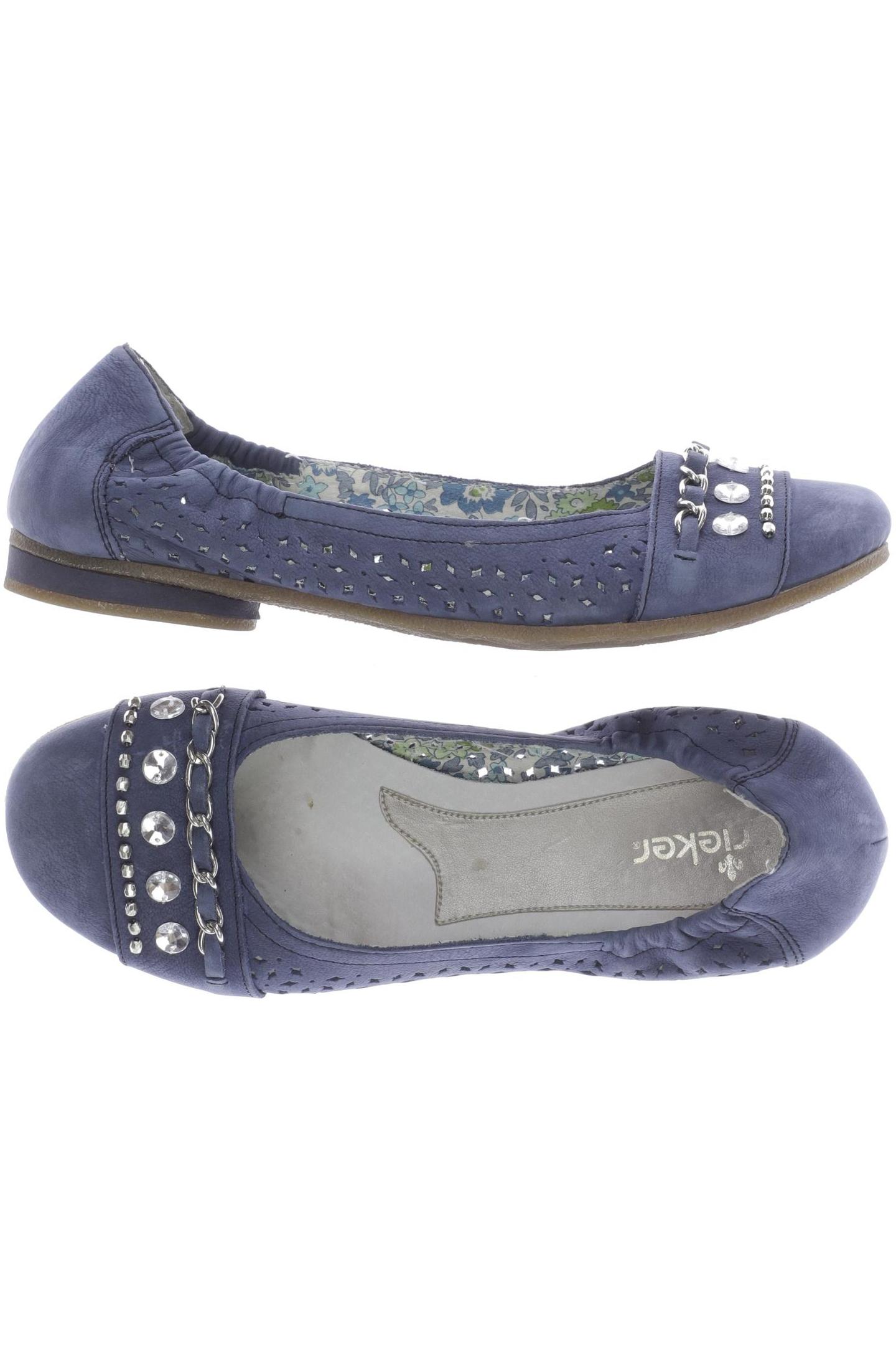 

Rieker Damen Ballerinas, marineblau, Gr. 39