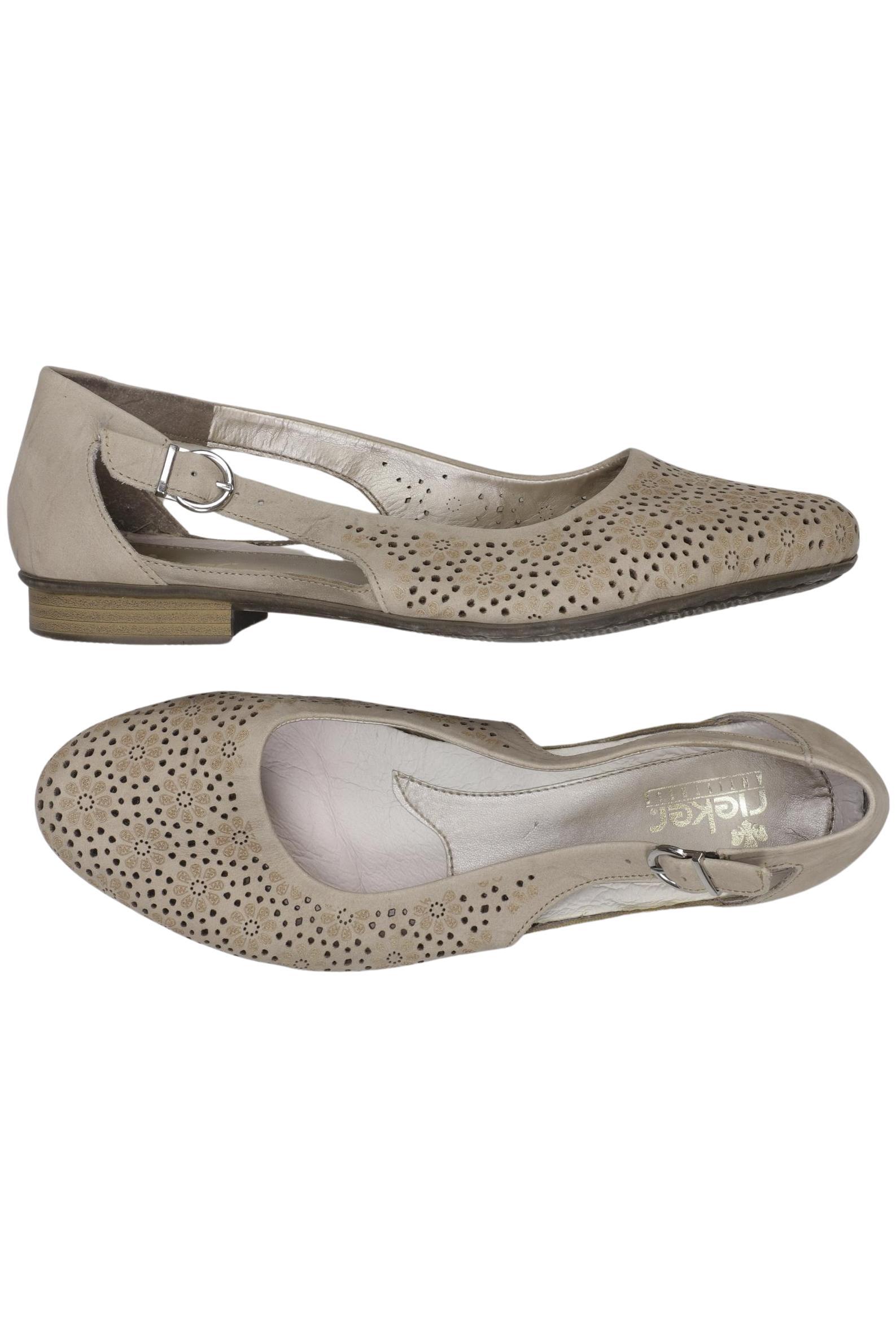 

Rieker Damen Ballerinas, beige, Gr. 42