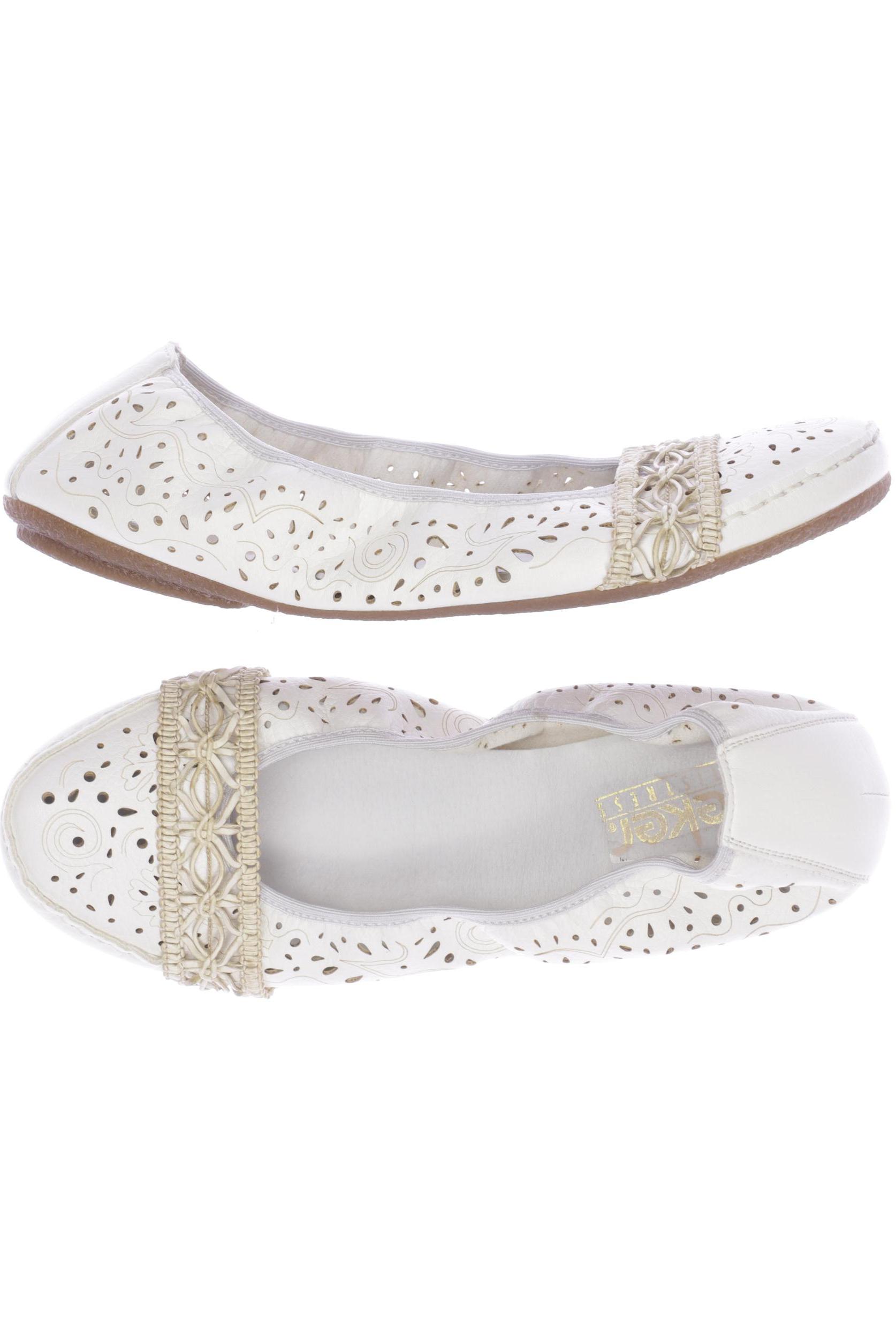 

Rieker Damen Ballerinas, weiß