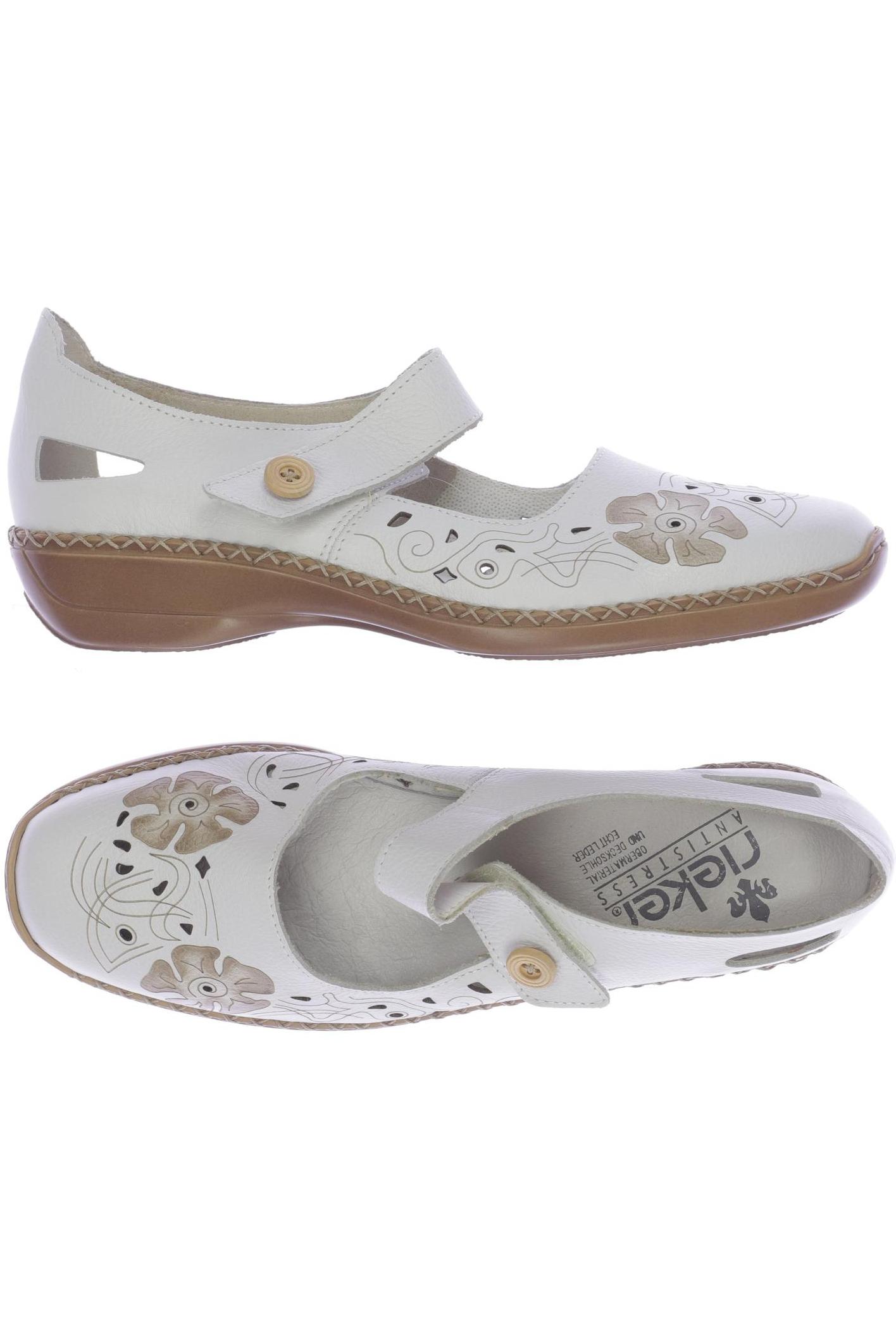 

Rieker Damen Ballerinas, weiß