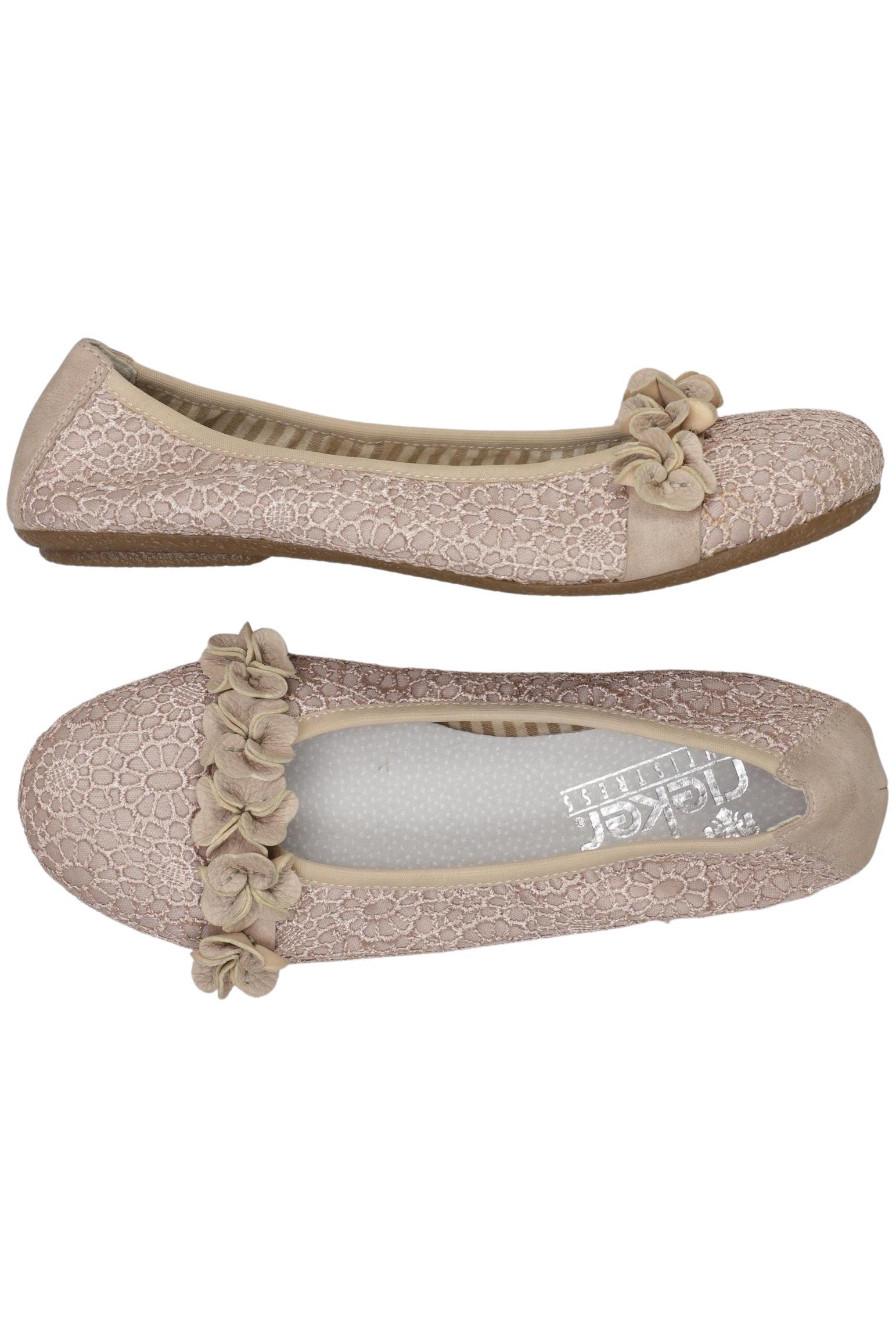 

Rieker Damen Ballerinas, beige, Gr. 38