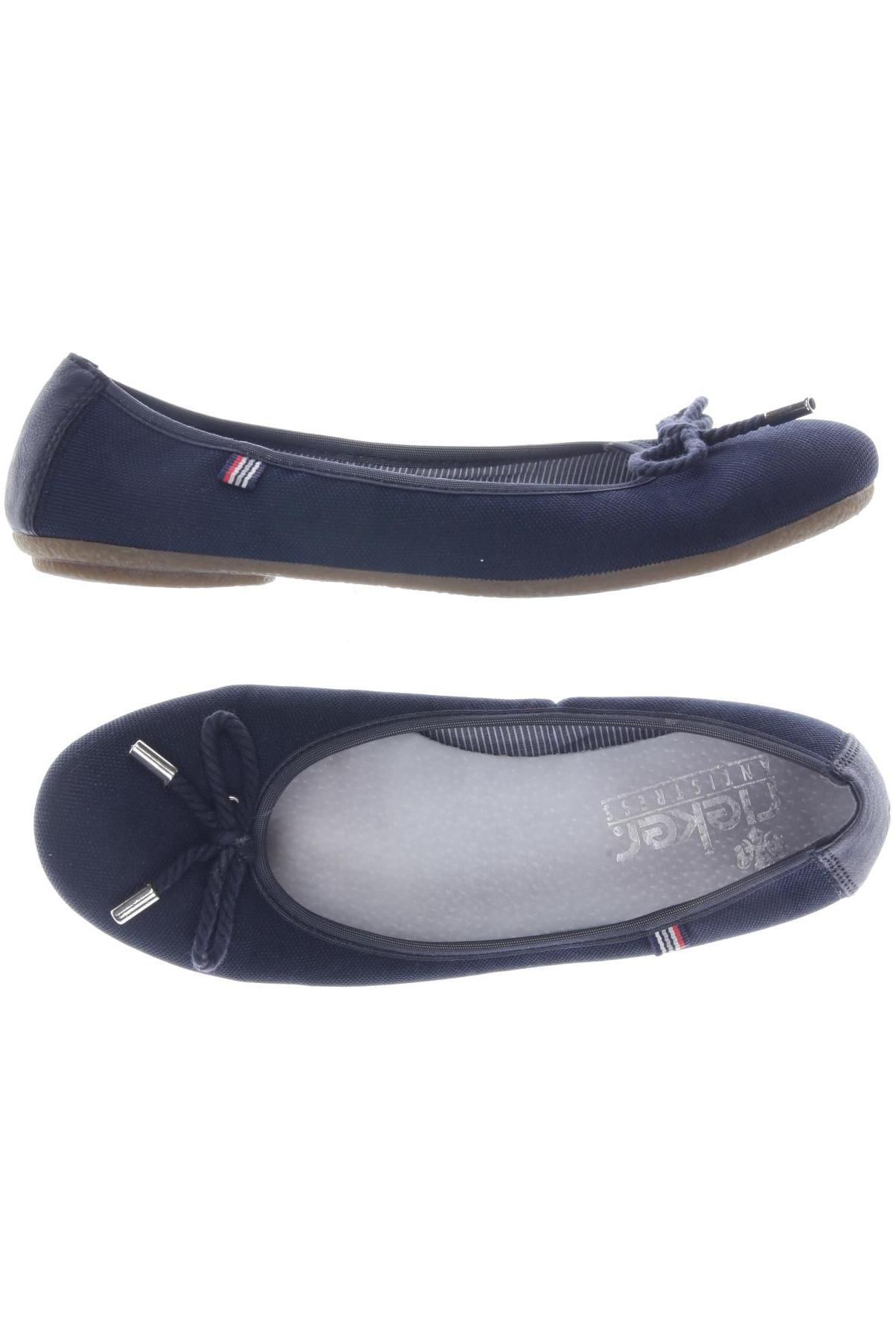 

Rieker Damen Ballerinas, marineblau, Gr. 39