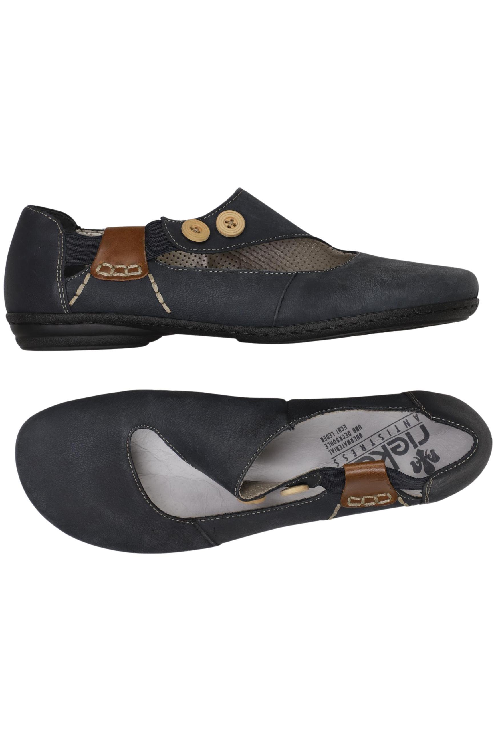 

Rieker Damen Ballerinas, marineblau, Gr. 38