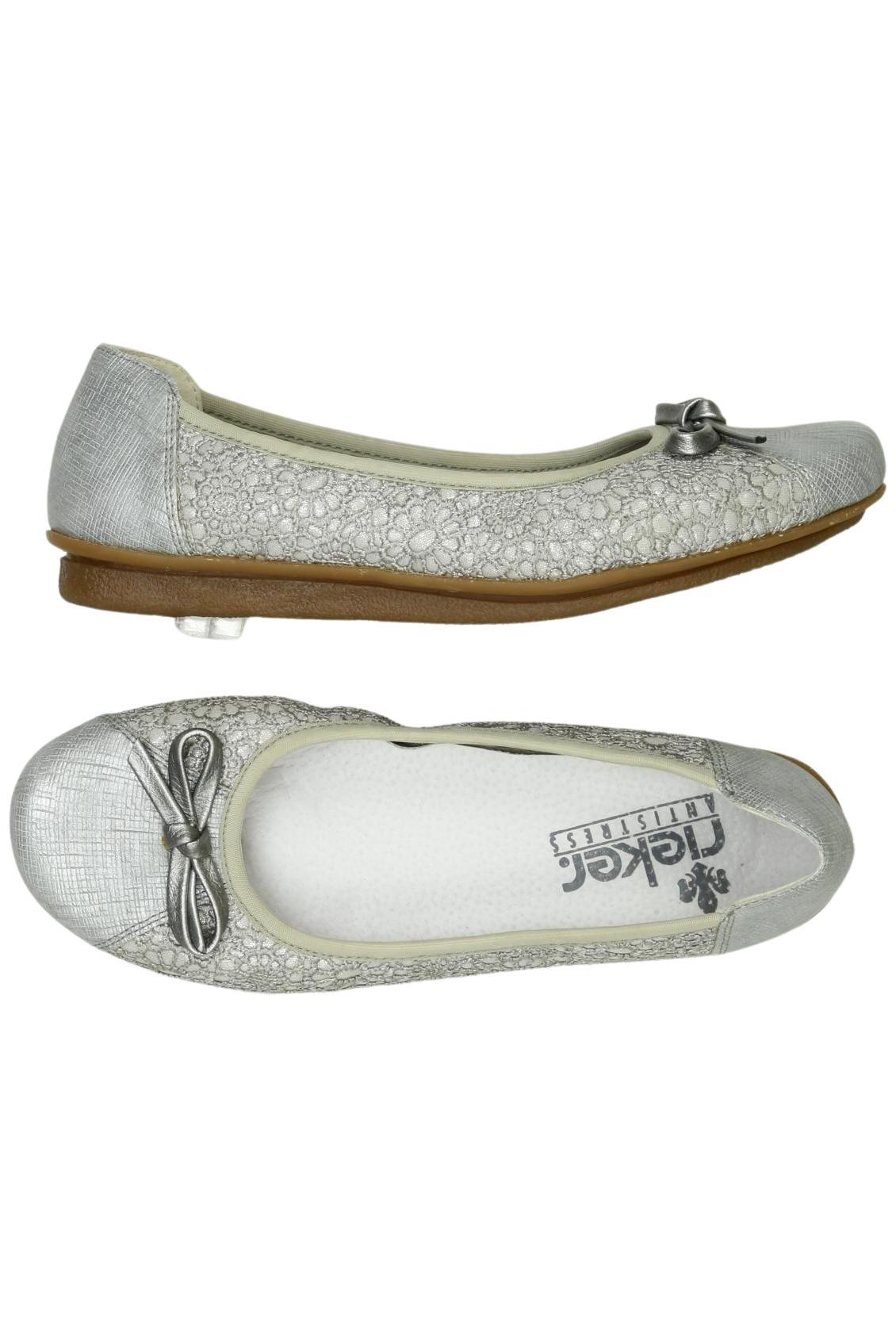 

Rieker Damen Ballerinas, silber, Gr. 38