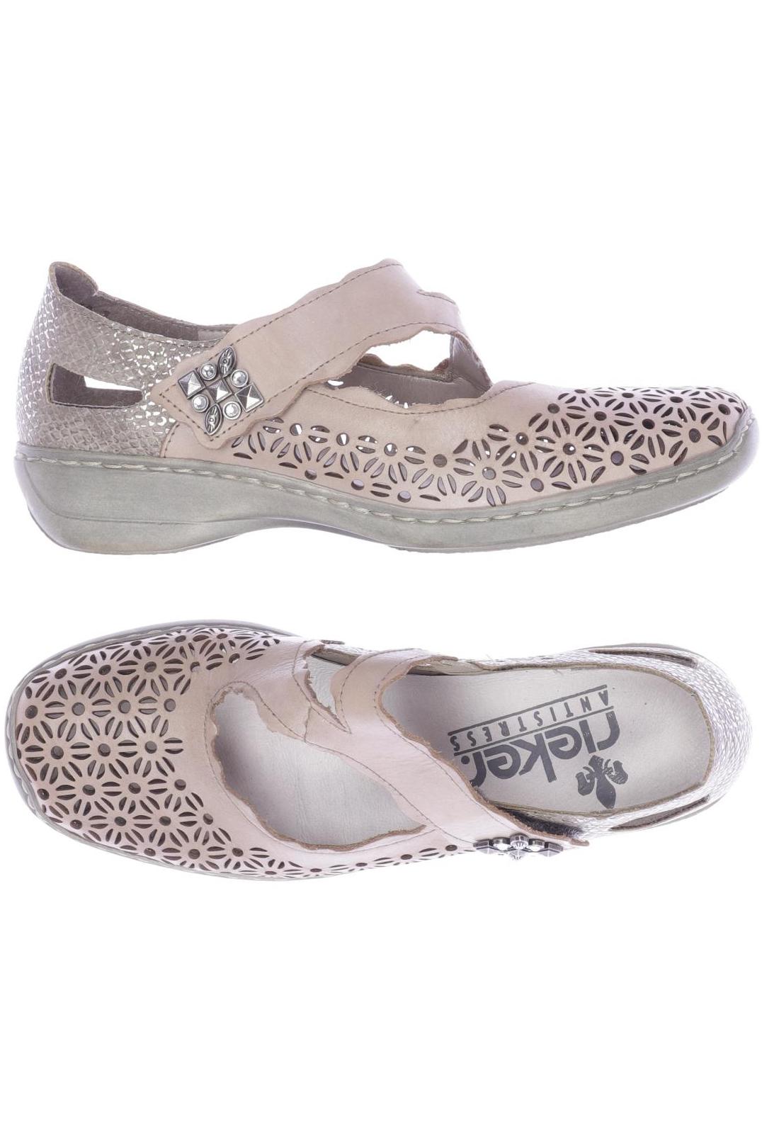 

Rieker Damen Ballerinas, beige, Gr. 36