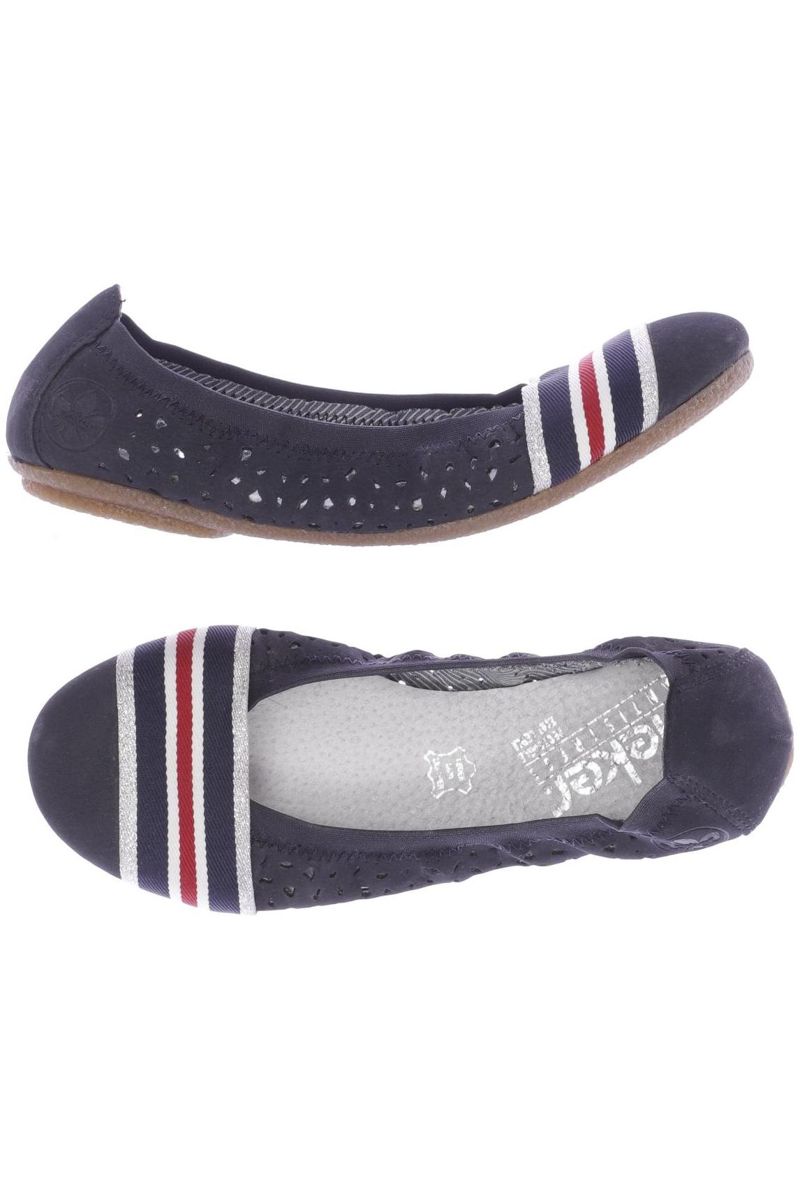 

Rieker Damen Ballerinas, marineblau, Gr. 36