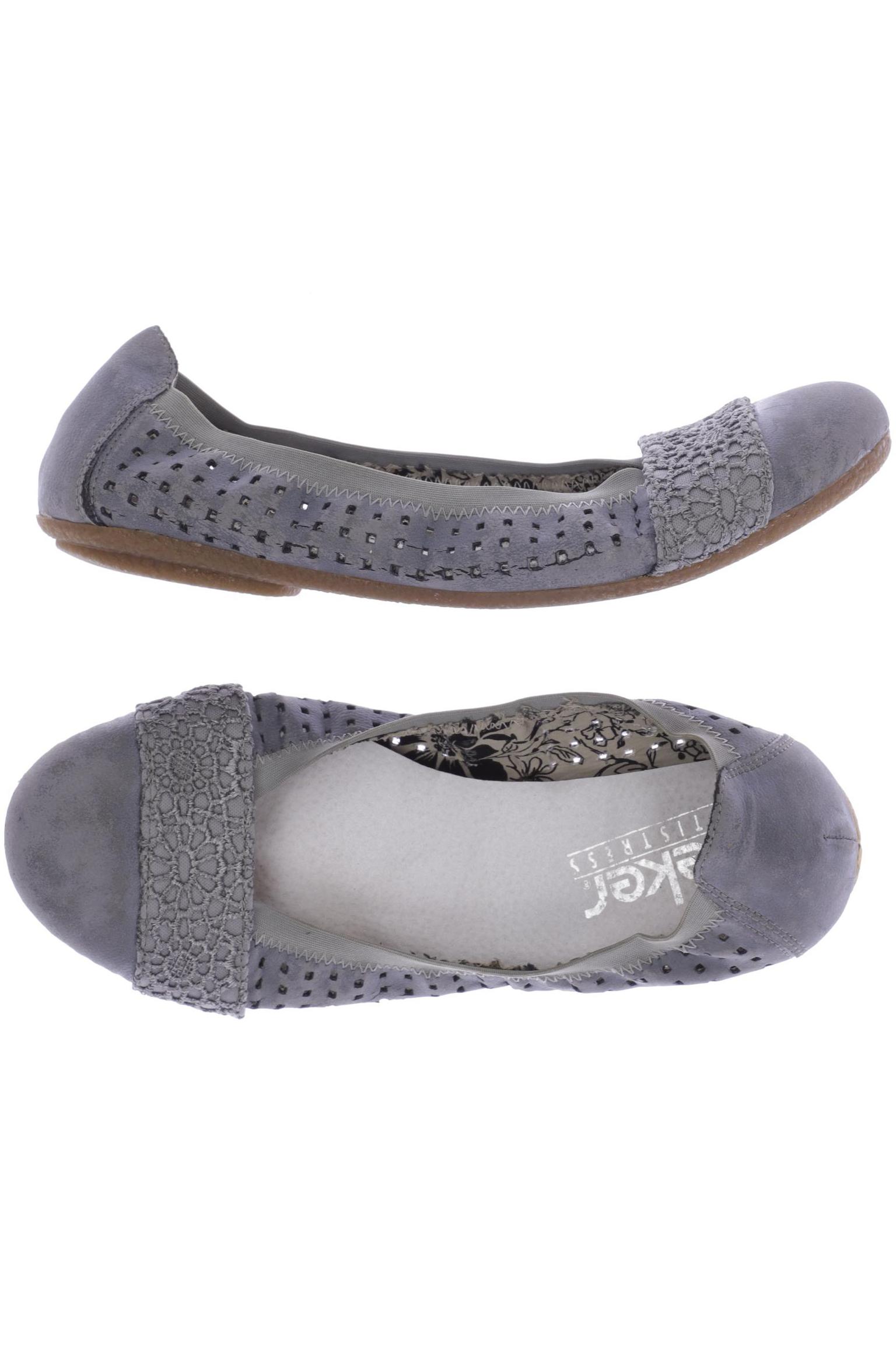 

Rieker Damen Ballerinas, grau