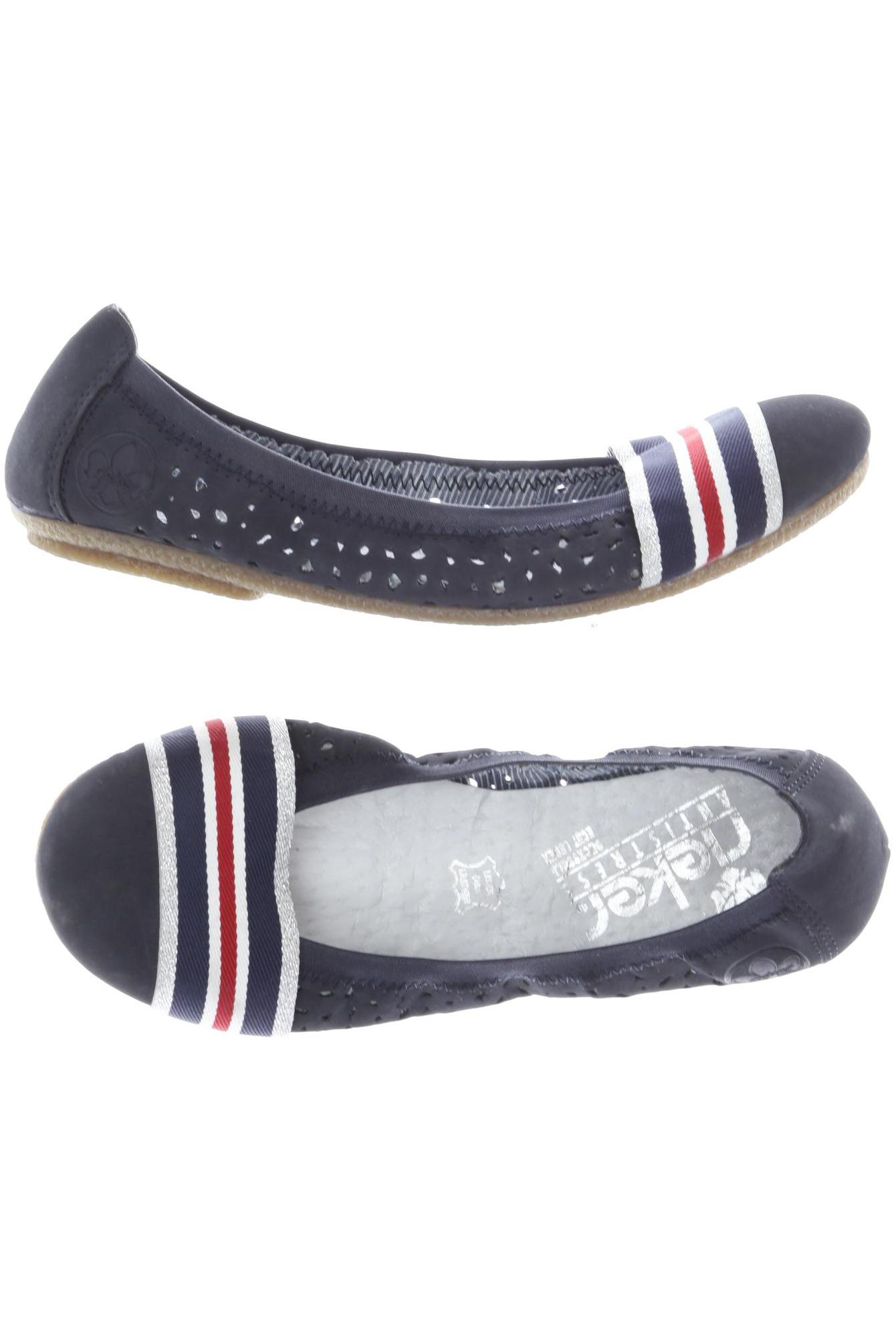 

Rieker Damen Ballerinas, marineblau, Gr. 37