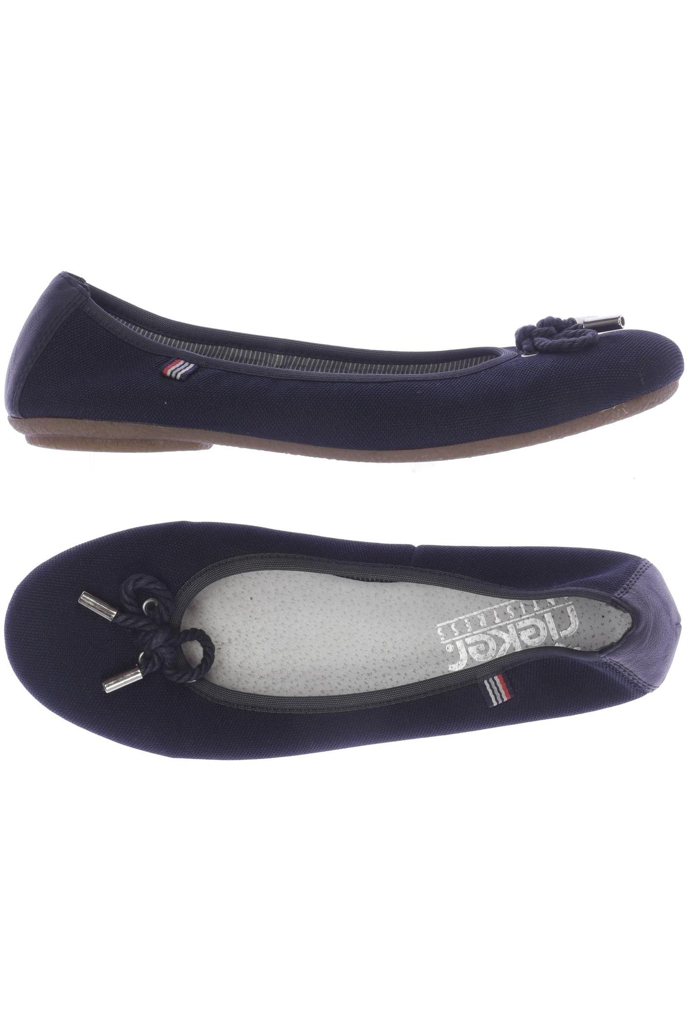 

Rieker Damen Ballerinas, marineblau, Gr. 39