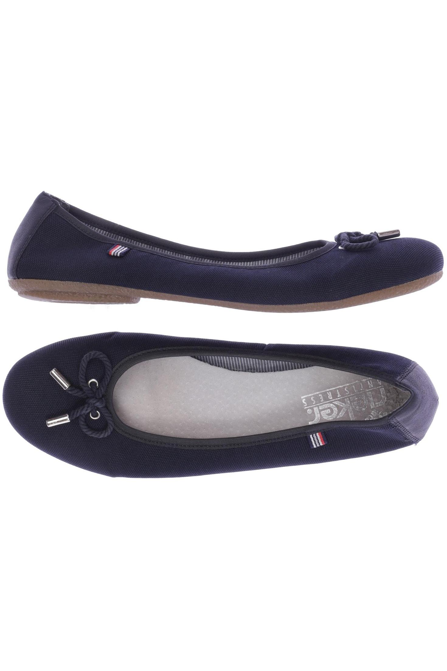 

Rieker Damen Ballerinas, marineblau, Gr. 42