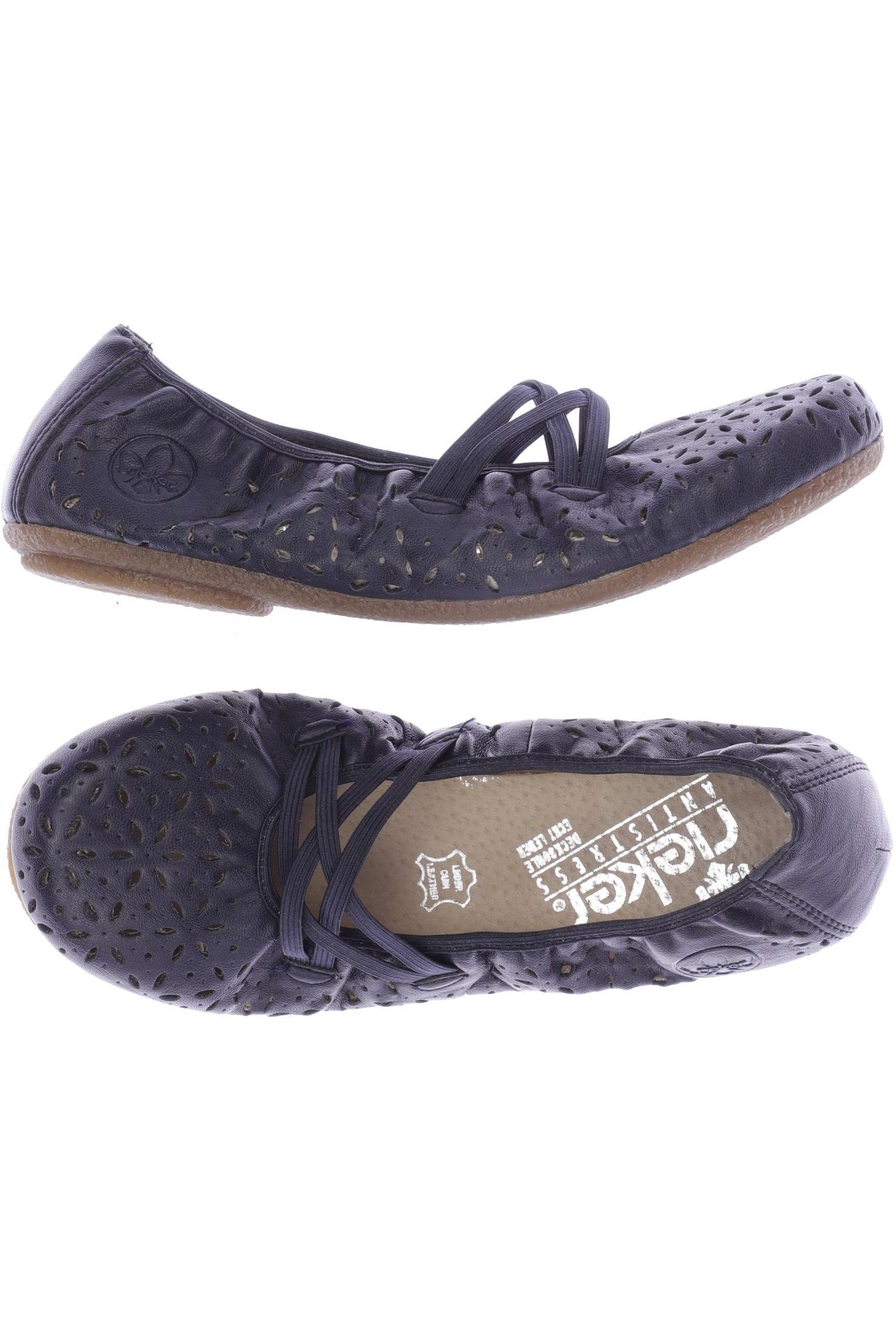

Rieker Damen Ballerinas, marineblau