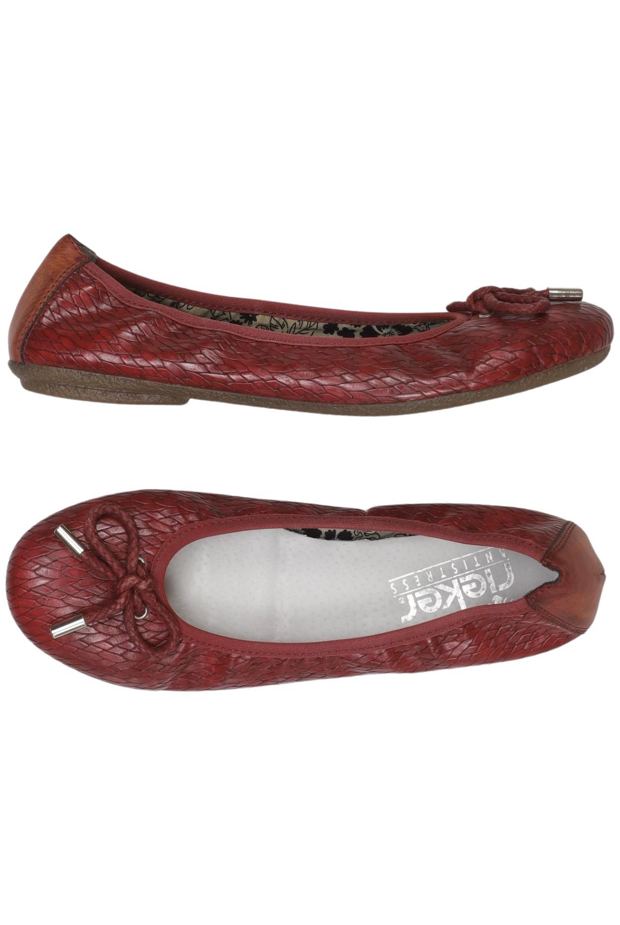 

Rieker Damen Ballerinas, rot, Gr. 39