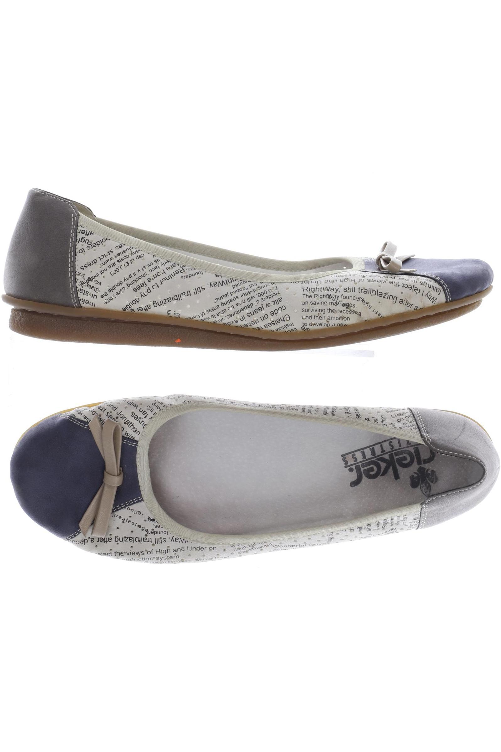 

Rieker Damen Ballerinas, grau, Gr. 4