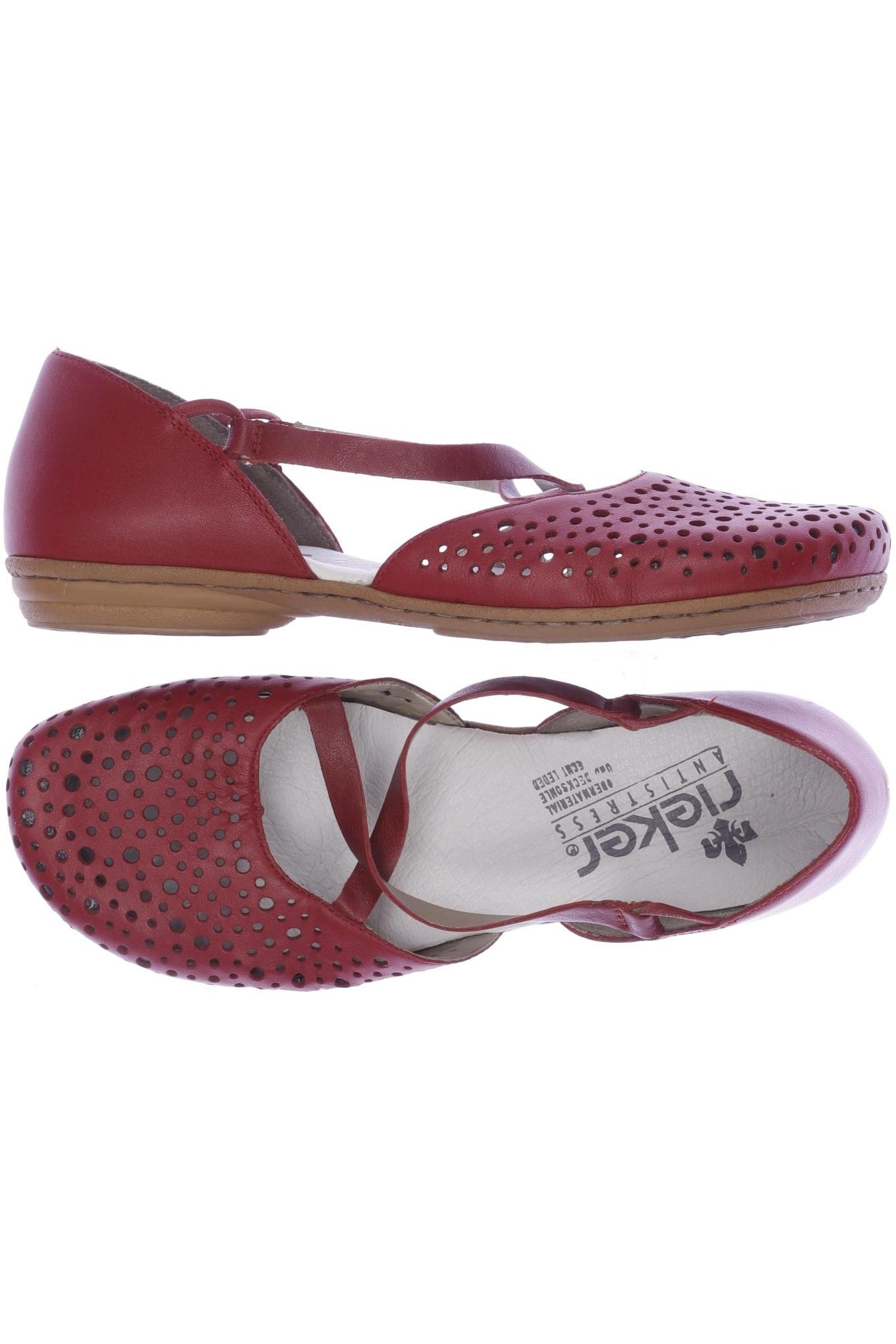 

Rieker Damen Ballerinas, rot, Gr. 37