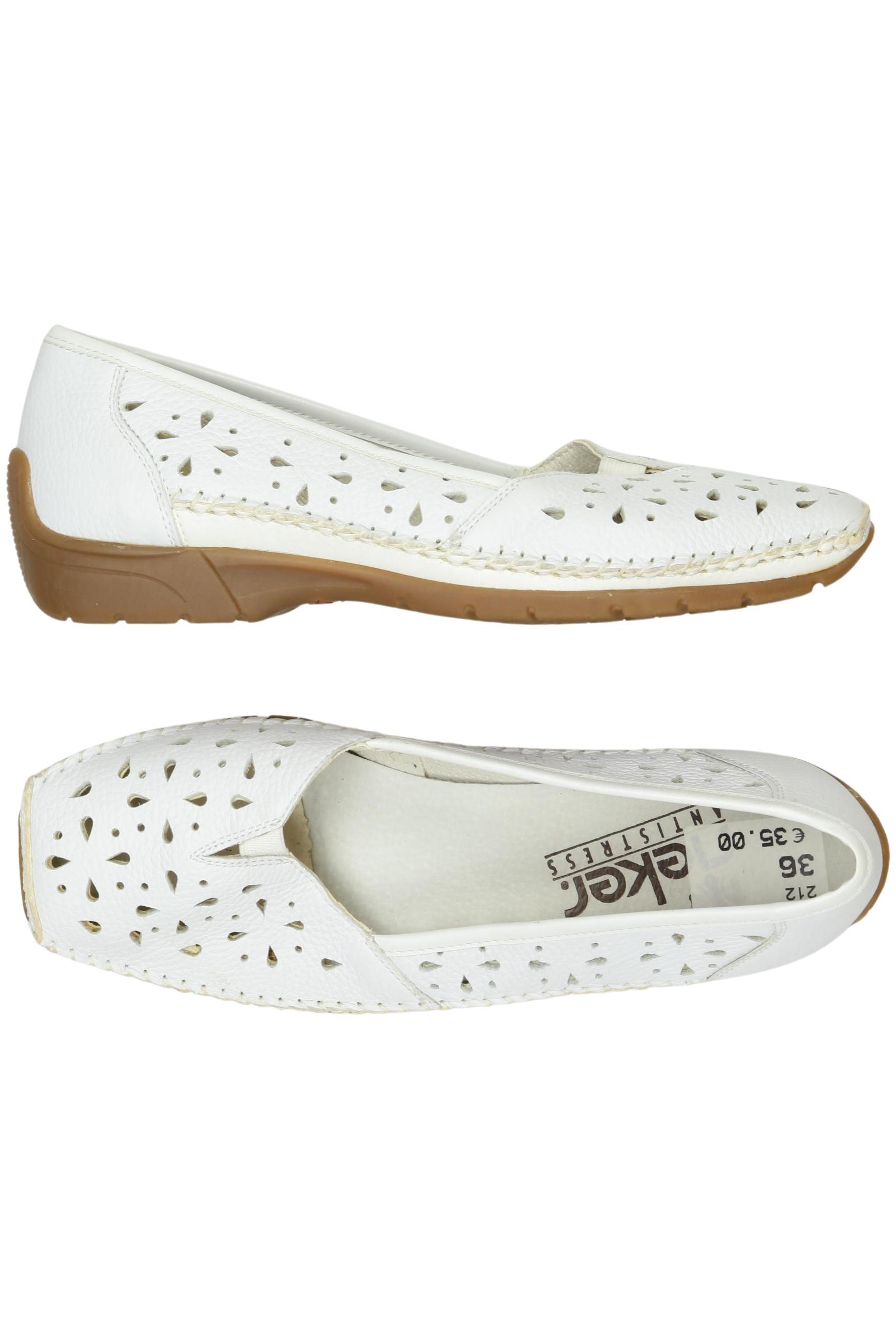 

Rieker Damen Ballerinas, weiß, Gr. 36