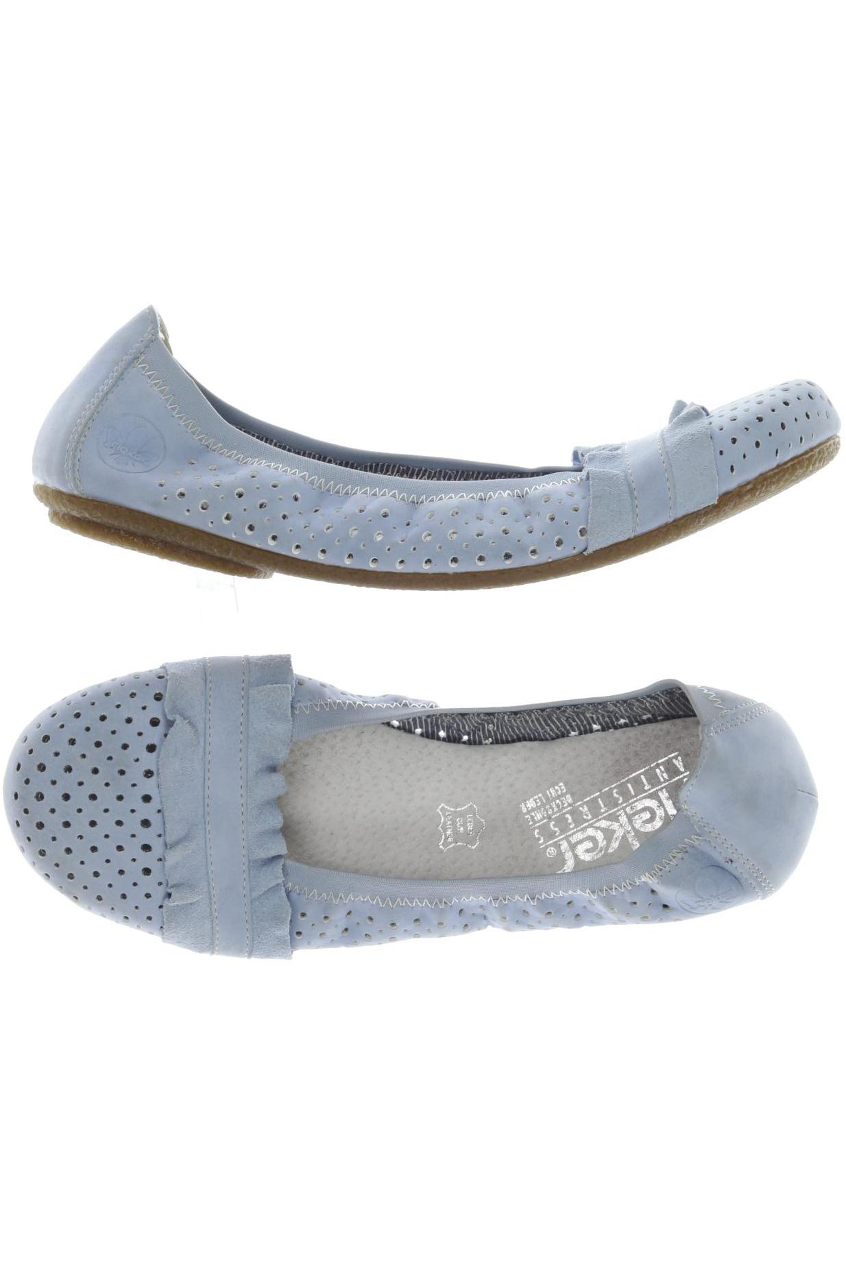 

Rieker Damen Ballerinas, blau, Gr. 40