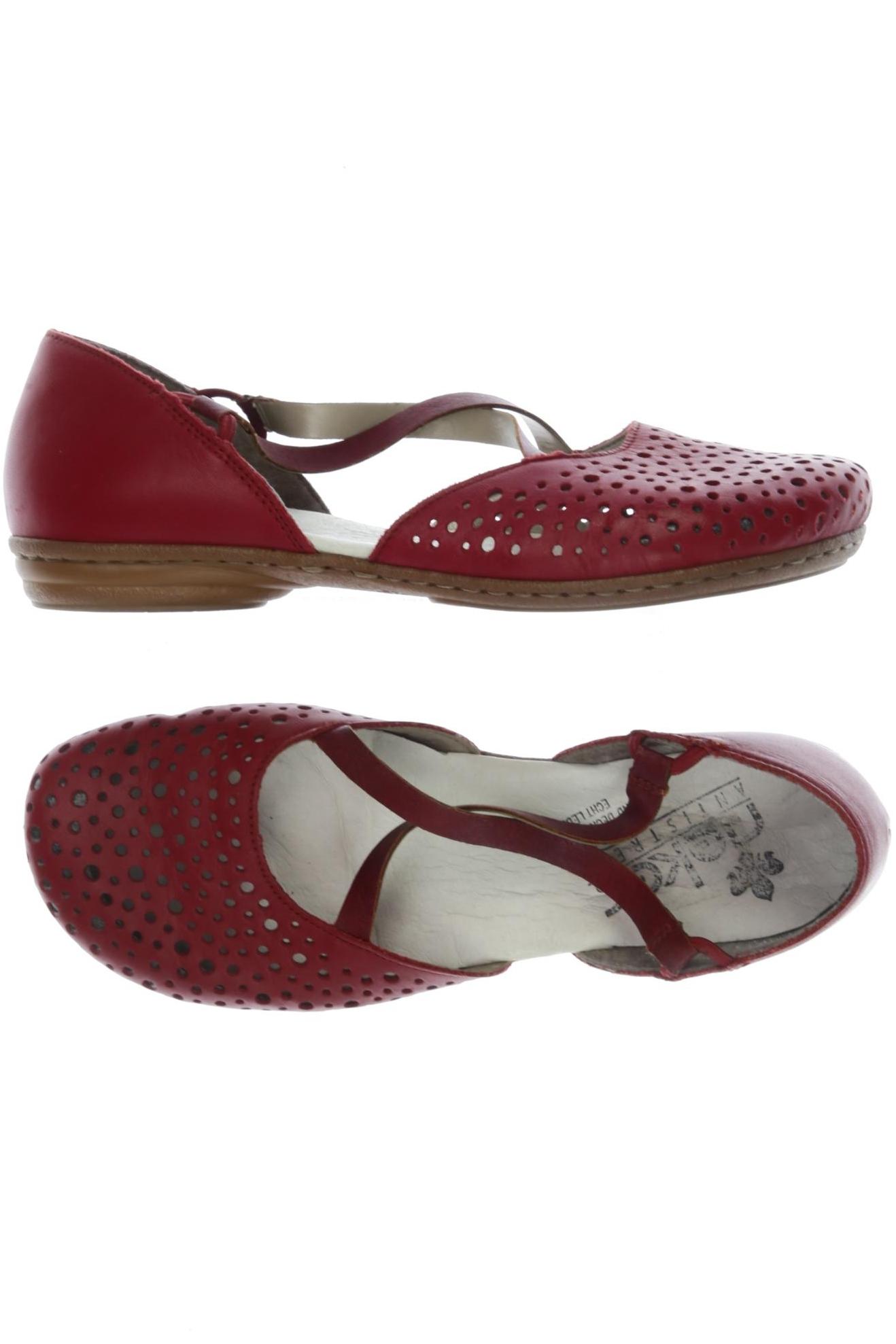 

Rieker Damen Ballerinas, bordeaux, Gr. 36