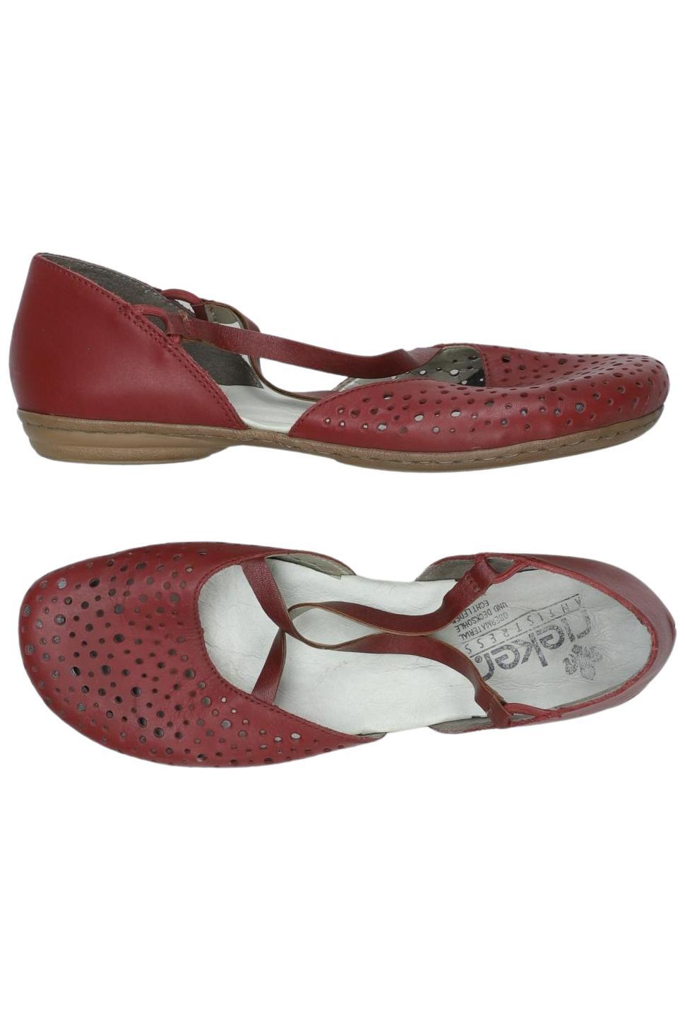

Rieker Damen Ballerinas, rot, Gr. 40