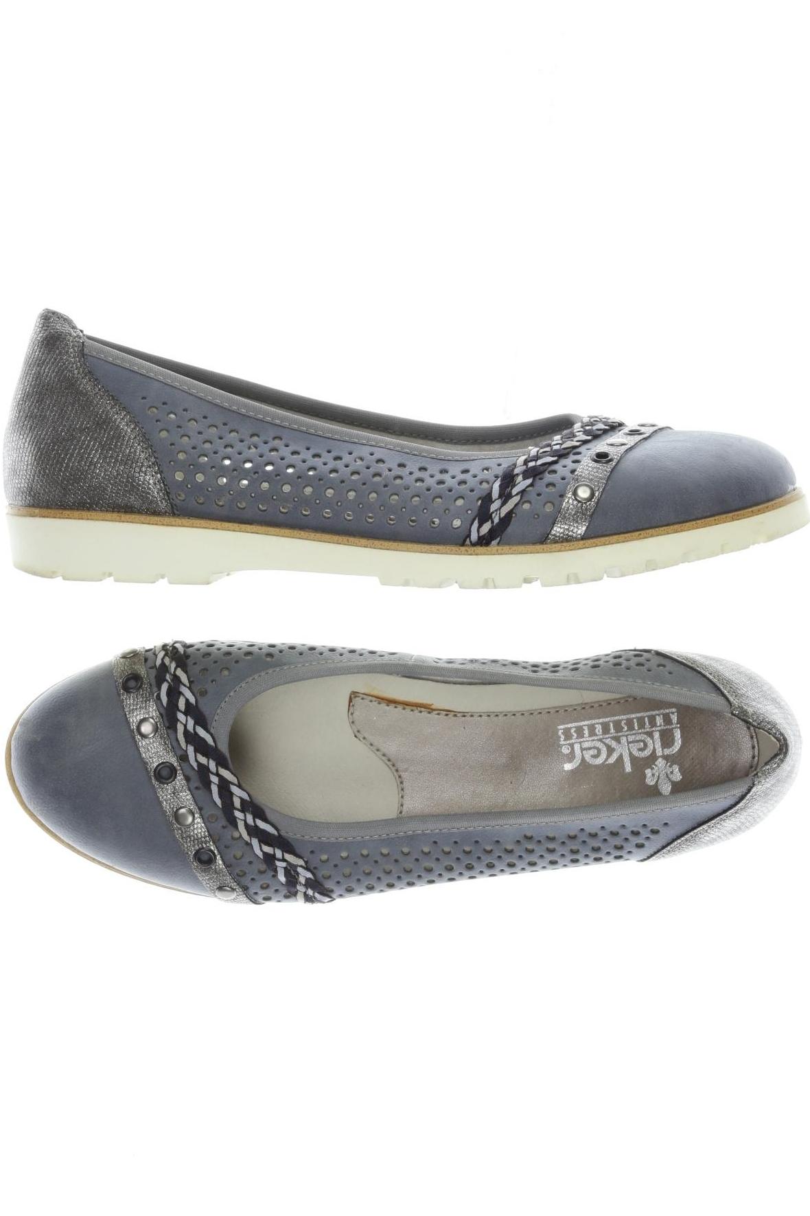 

Rieker Damen Ballerinas, grau, Gr. 39