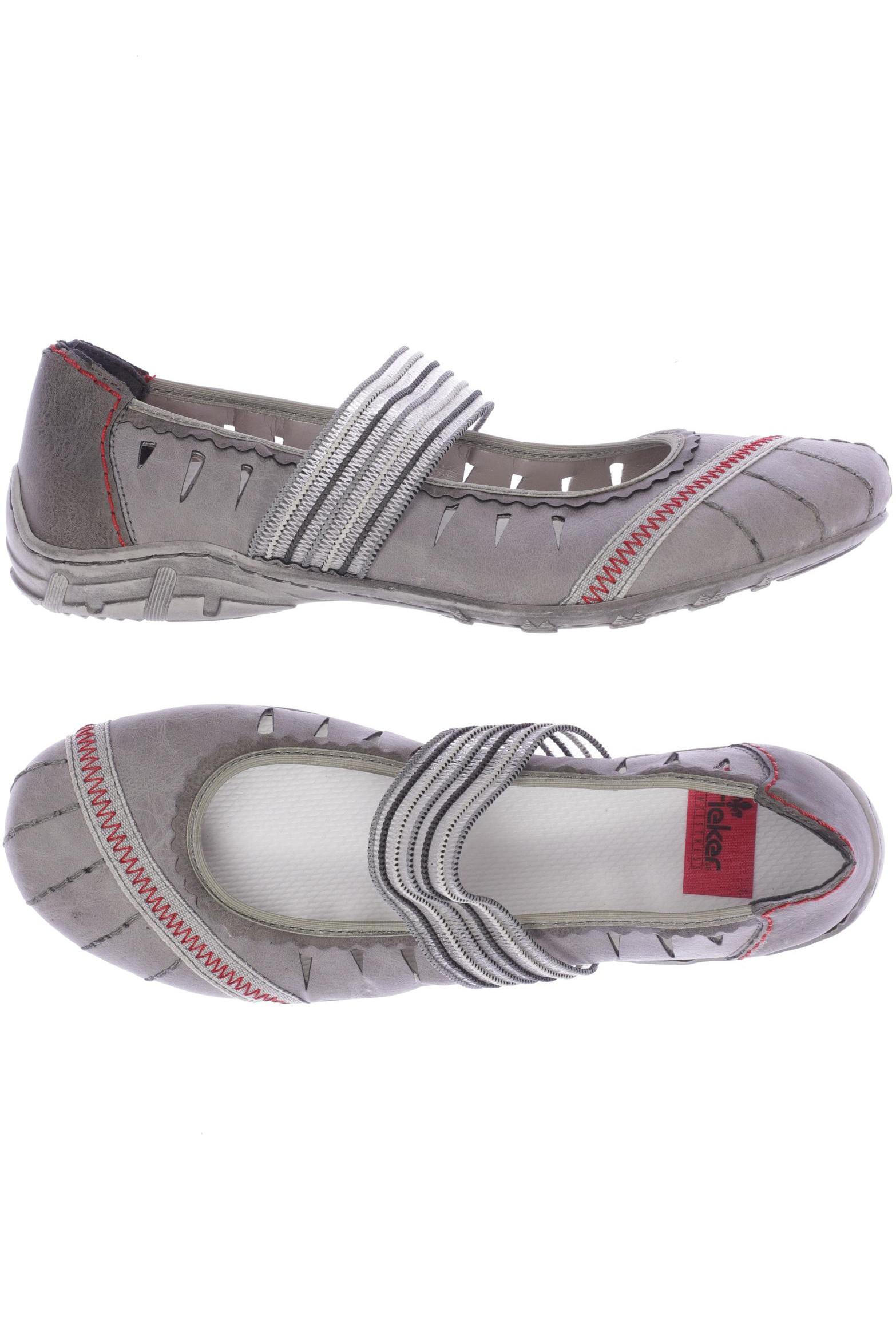 

Rieker Damen Ballerinas, grau, Gr. 38