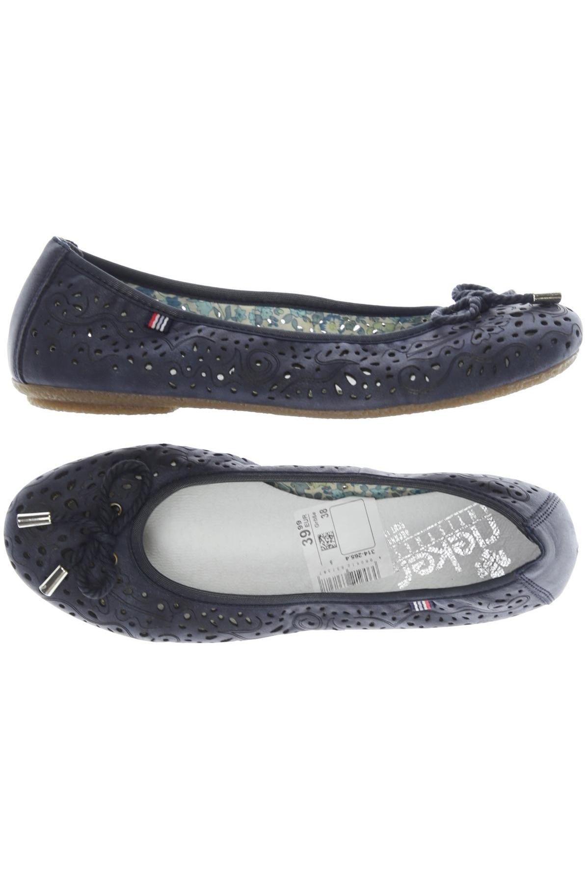 

Rieker Damen Ballerinas, marineblau, Gr. 38