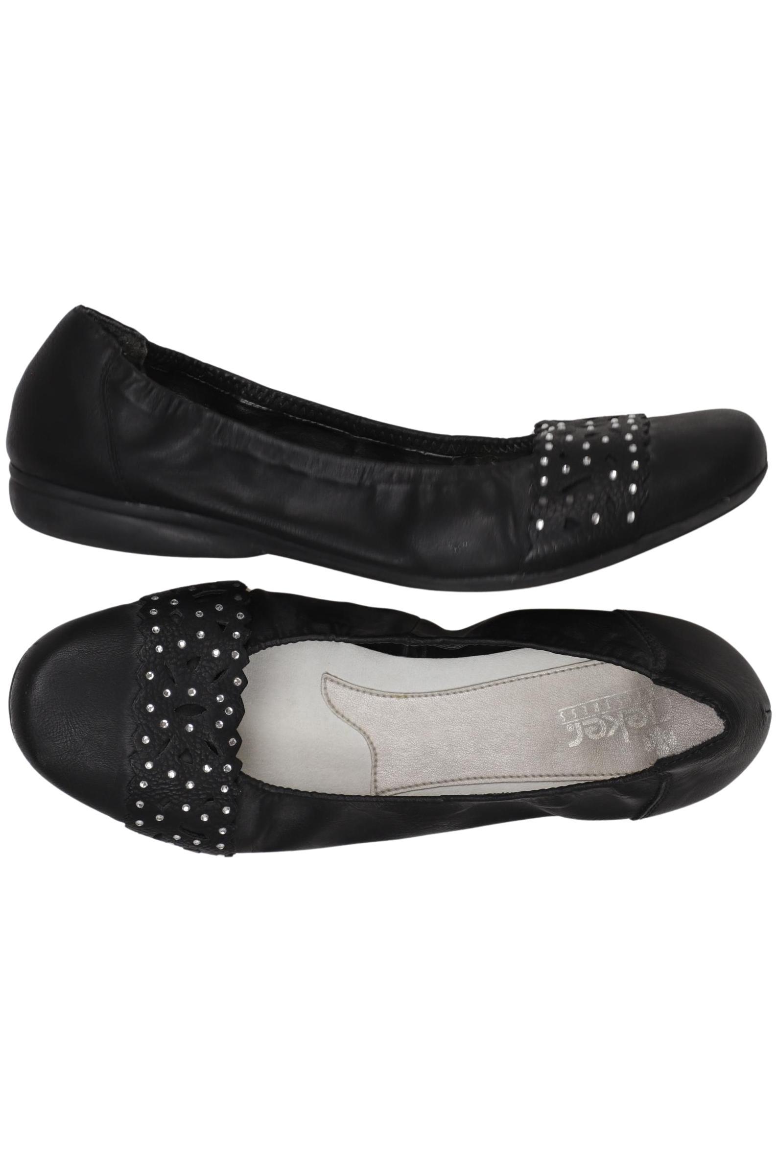 

Rieker Damen Ballerinas, schwarz, Gr. 42