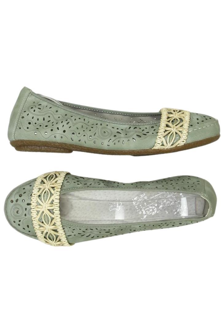 

Rieker Damen Ballerinas, grün, Gr. 36