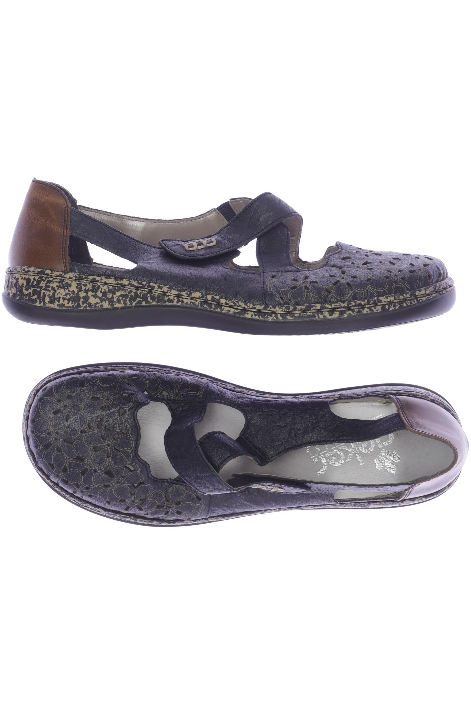 

Rieker Damen Ballerinas, marineblau, Gr. 40