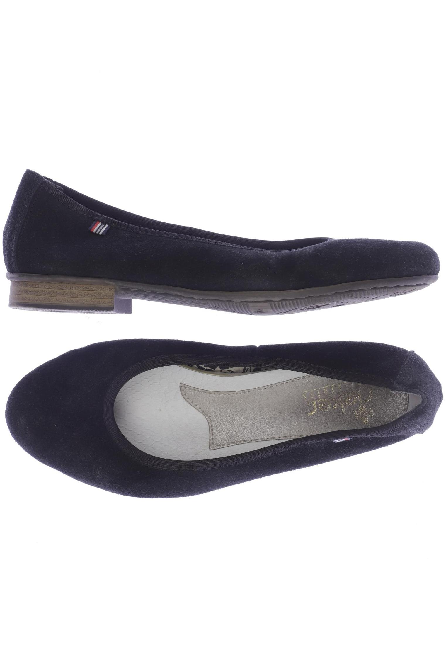 

Rieker Damen Ballerinas, schwarz