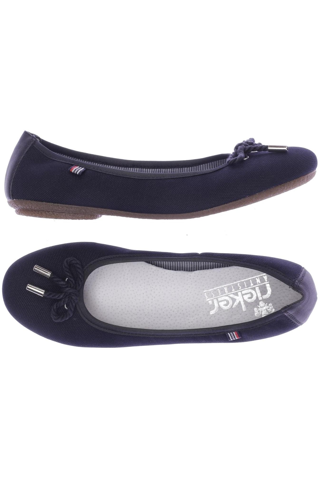 

Rieker Damen Ballerinas, marineblau, Gr. 38