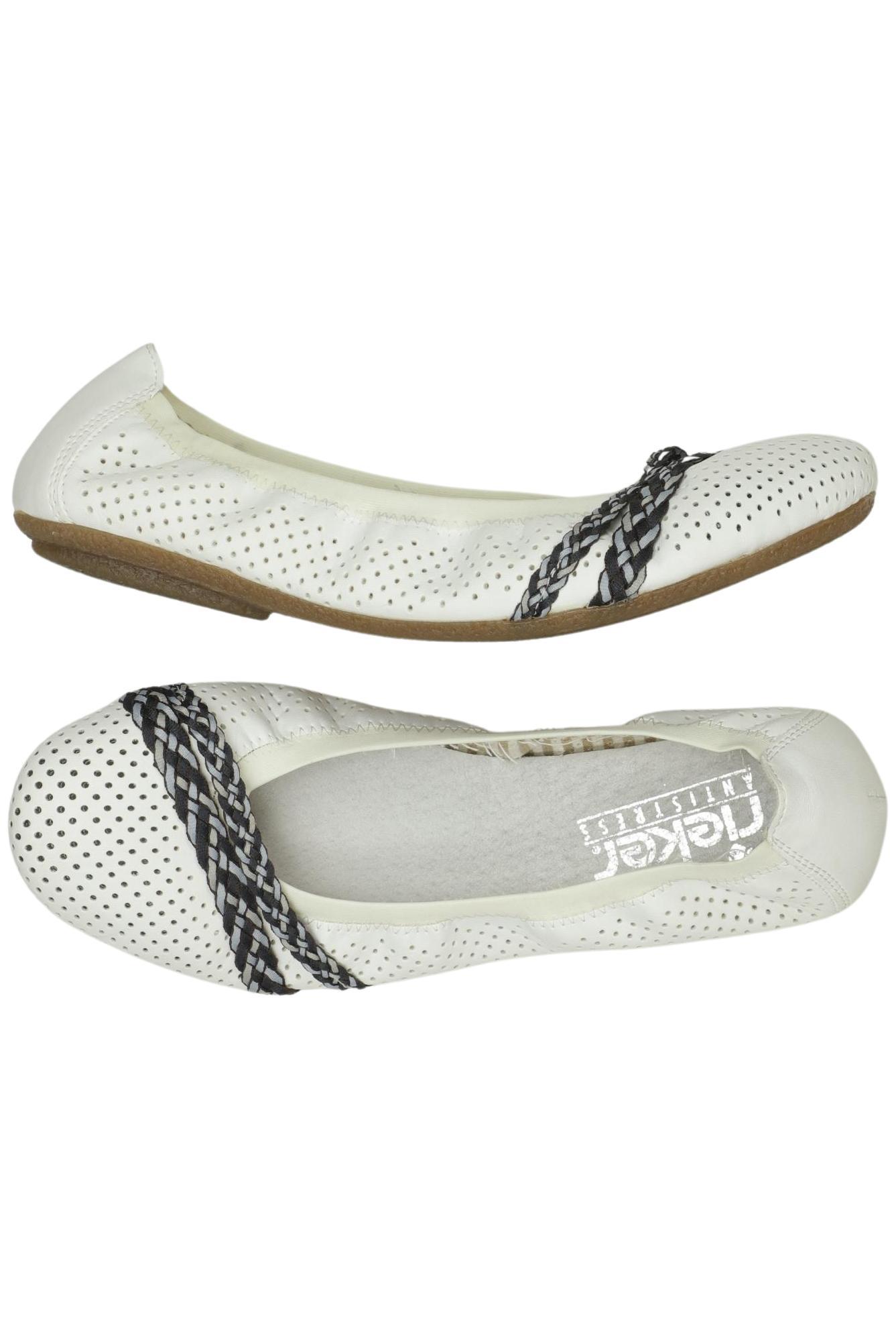 

Rieker Damen Ballerinas, weiß, Gr. 40