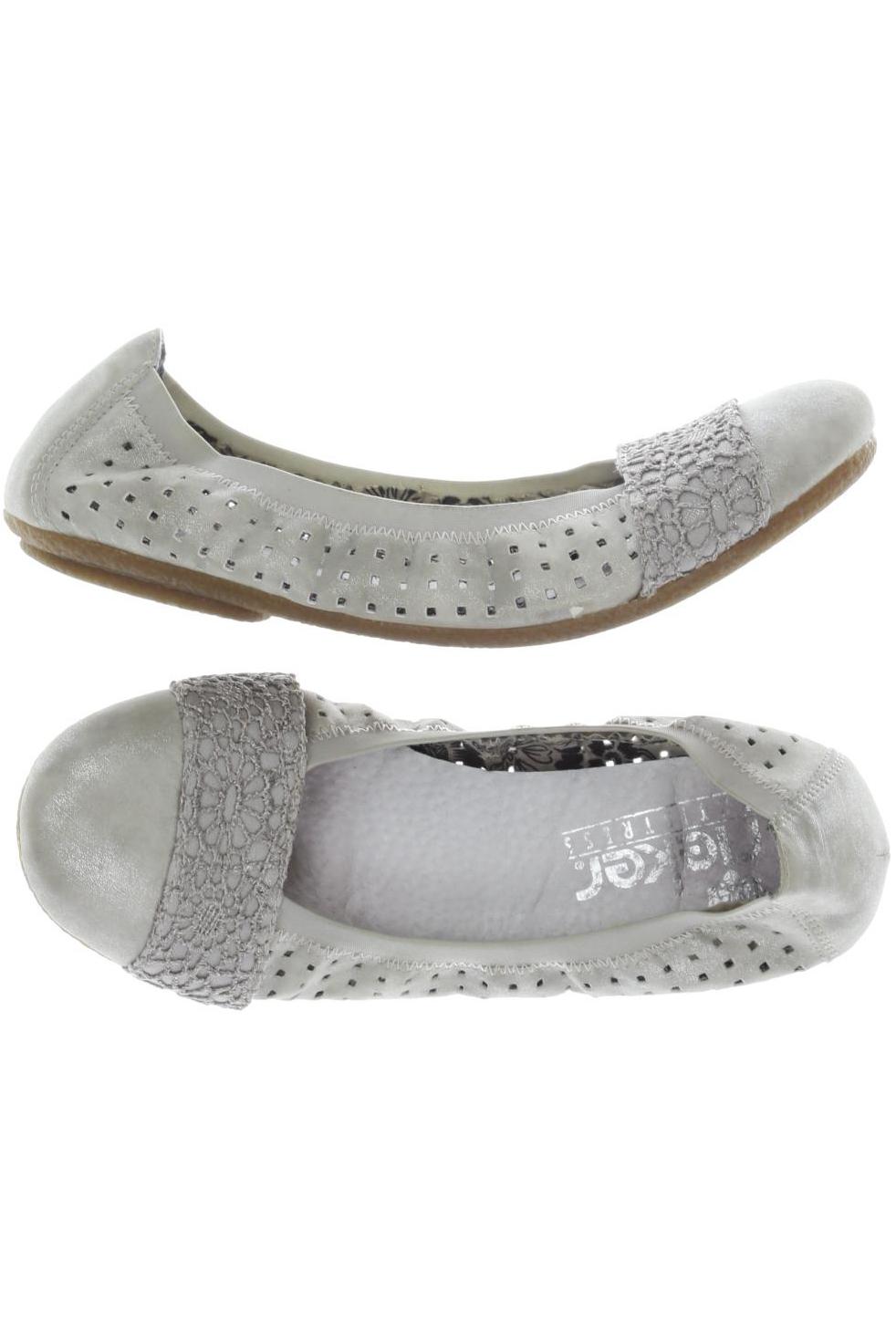 

Rieker Damen Ballerinas, grau, Gr. 38
